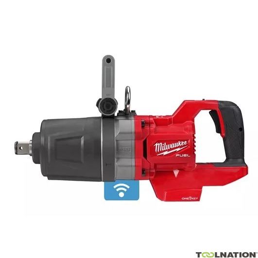 Cheie de impact Milwaukee 1″ 2576Nm 18V M18-ONEFHIWF1DS, cu inel de fixare și mâner tip D ONE-KEY™, M18 FUEL™ (fără acumulatori, încărcător și cutie), cod 4933472071