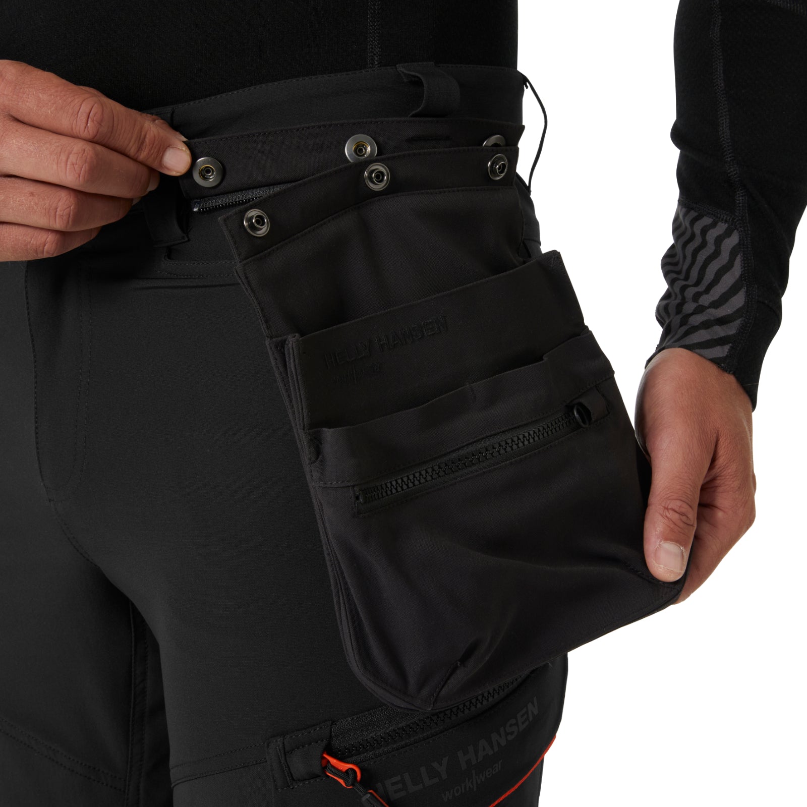 Pantaloni de lucru Helly Hansen Kensington BRZ Connect, negri