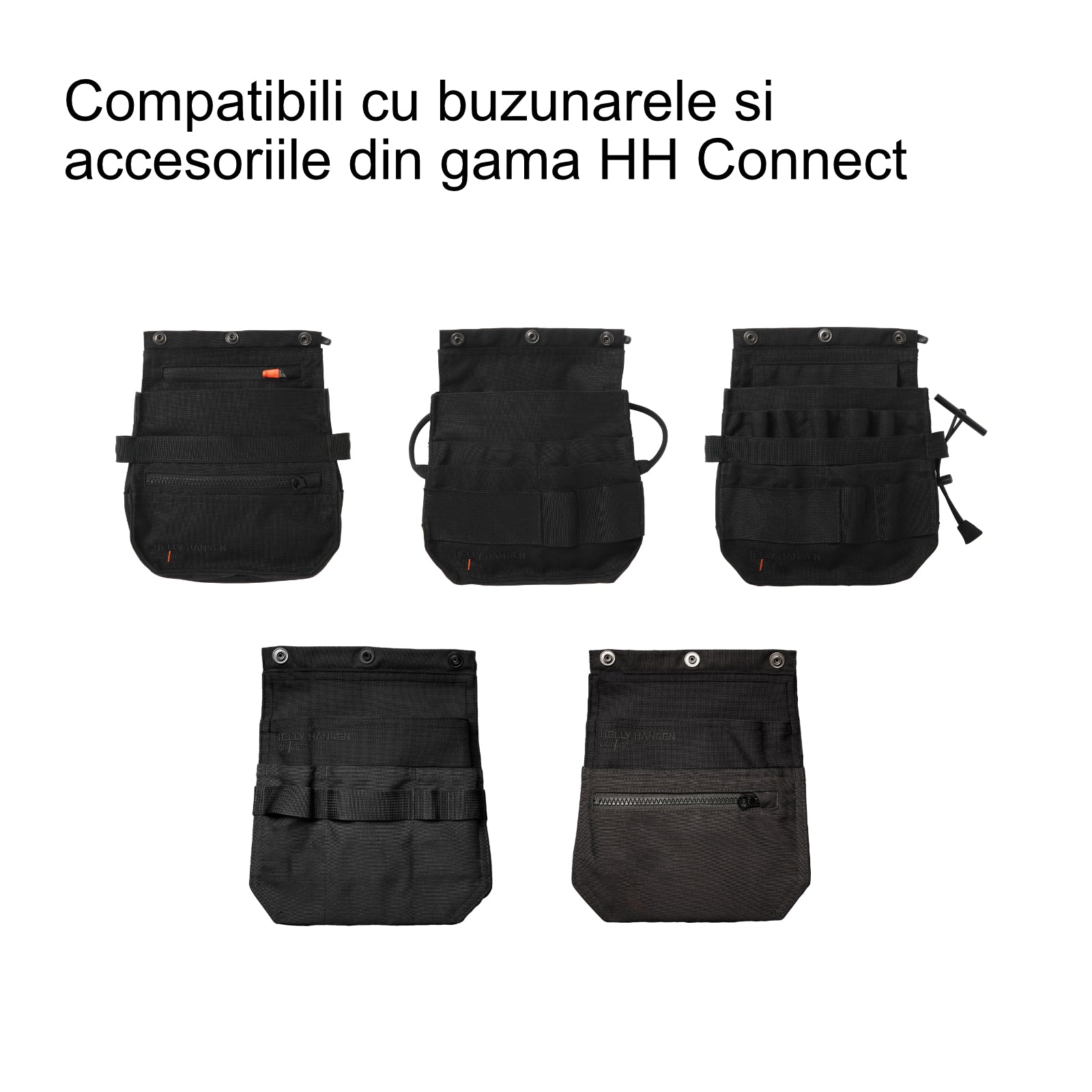 Pantaloni de lucru Helly Hansen Kensington BRZ Connect, negri