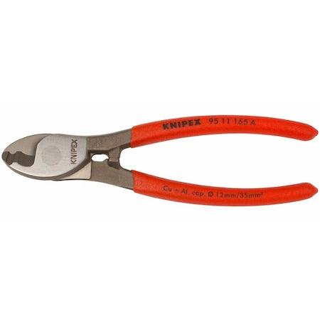 Foarfecă Knipex pentru tăiat cabluri de Cu și Al, 165 mm, cod 9511165A - BIG STORE (Dynamic Tools SRL)
