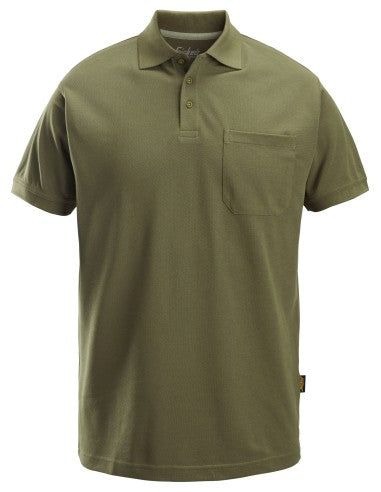 Tricou polo de bărbați Snickers Workwear Classic, cu buzunar, bumbac+poliester, 2708