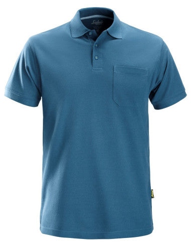 Tricou polo de bărbați Snickers Workwear Classic, cu buzunar, bumbac+poliester, 2708