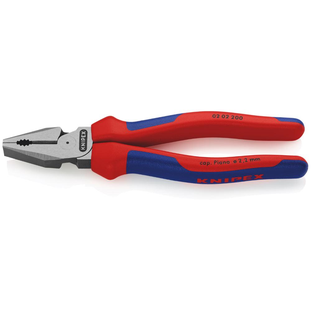 Clește combinat (patent) cu pârghie mare - patent 200 mm, Knipex 0202200SB - BIG STORE (Dynamic Tools SRL)