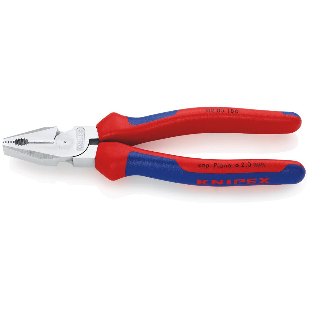 Clește combinat (patent) cu pârghie mare - patent 180 mm, Knipex 0205180 - BIG STORE (Dynamic Tools SRL)