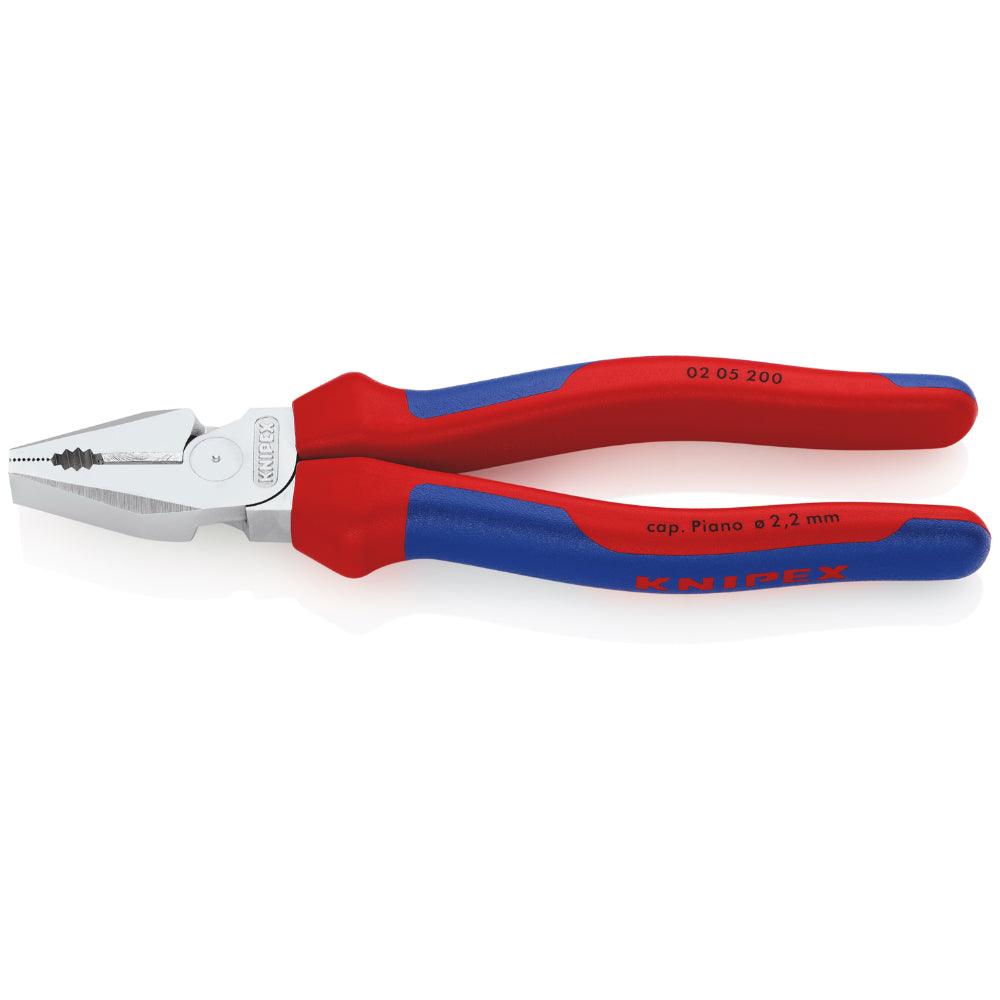 Clește combinat (patent) cu pârghie mare - patent 200 mm, Knipex 0205200 - BIG STORE (Dynamic Tools SRL)