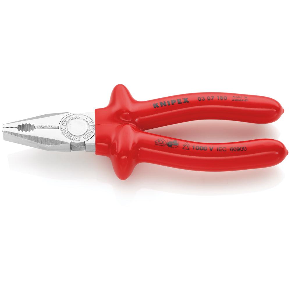 Clește combinat (patent) VDE 180 mm, Knipex 0307180 - BIG STORE (Dynamic Tools SRL)