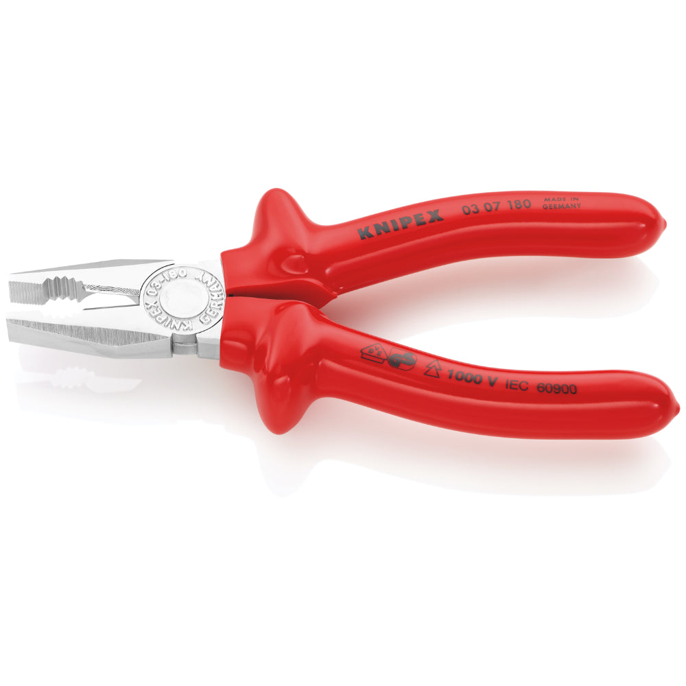 Clește combinat (patent) VDE 180 mm, Knipex 0307180