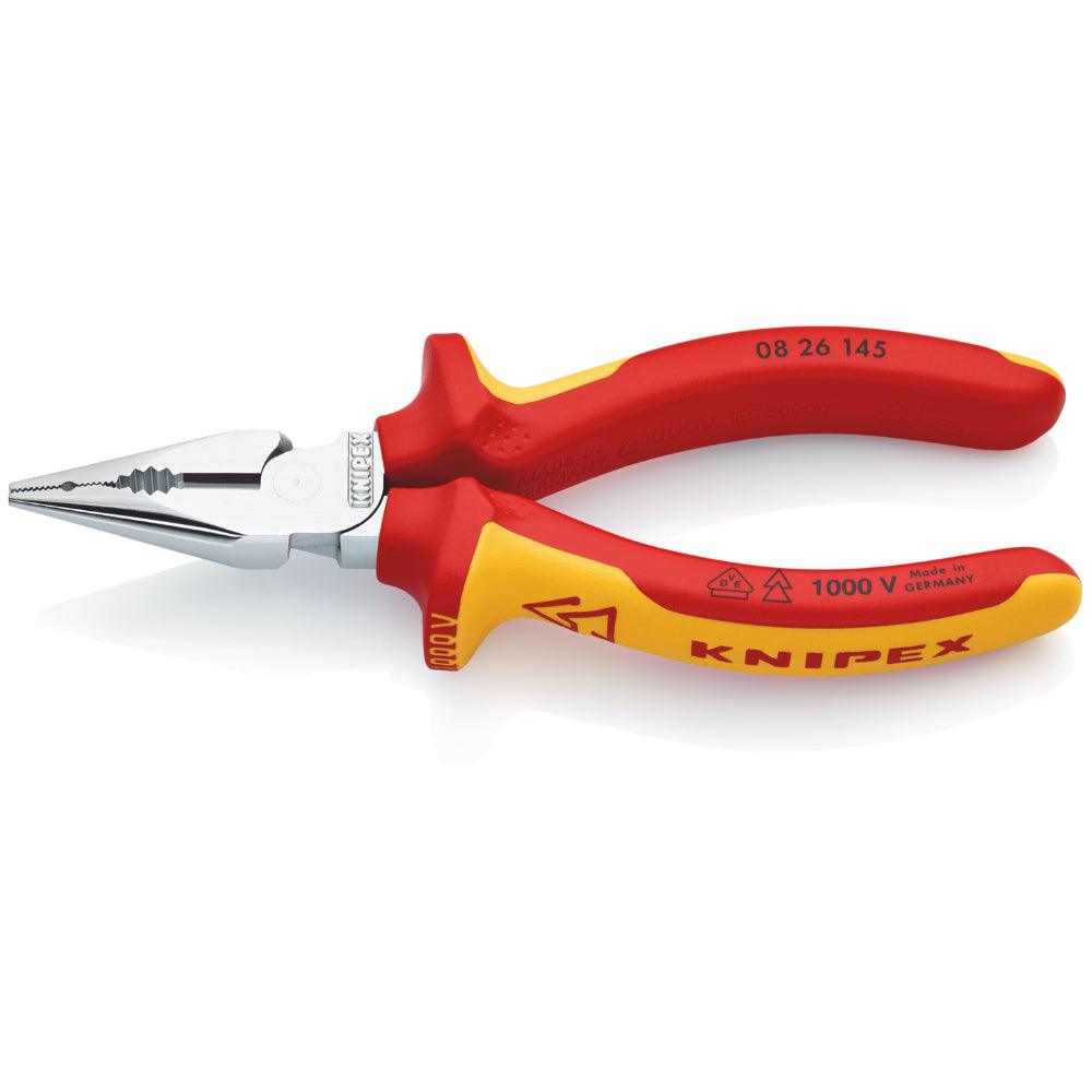 Clește combinat (patent) 145 mm VDE, Knipex 0826145SB - BIG STORE (Dynamic Tools SRL)