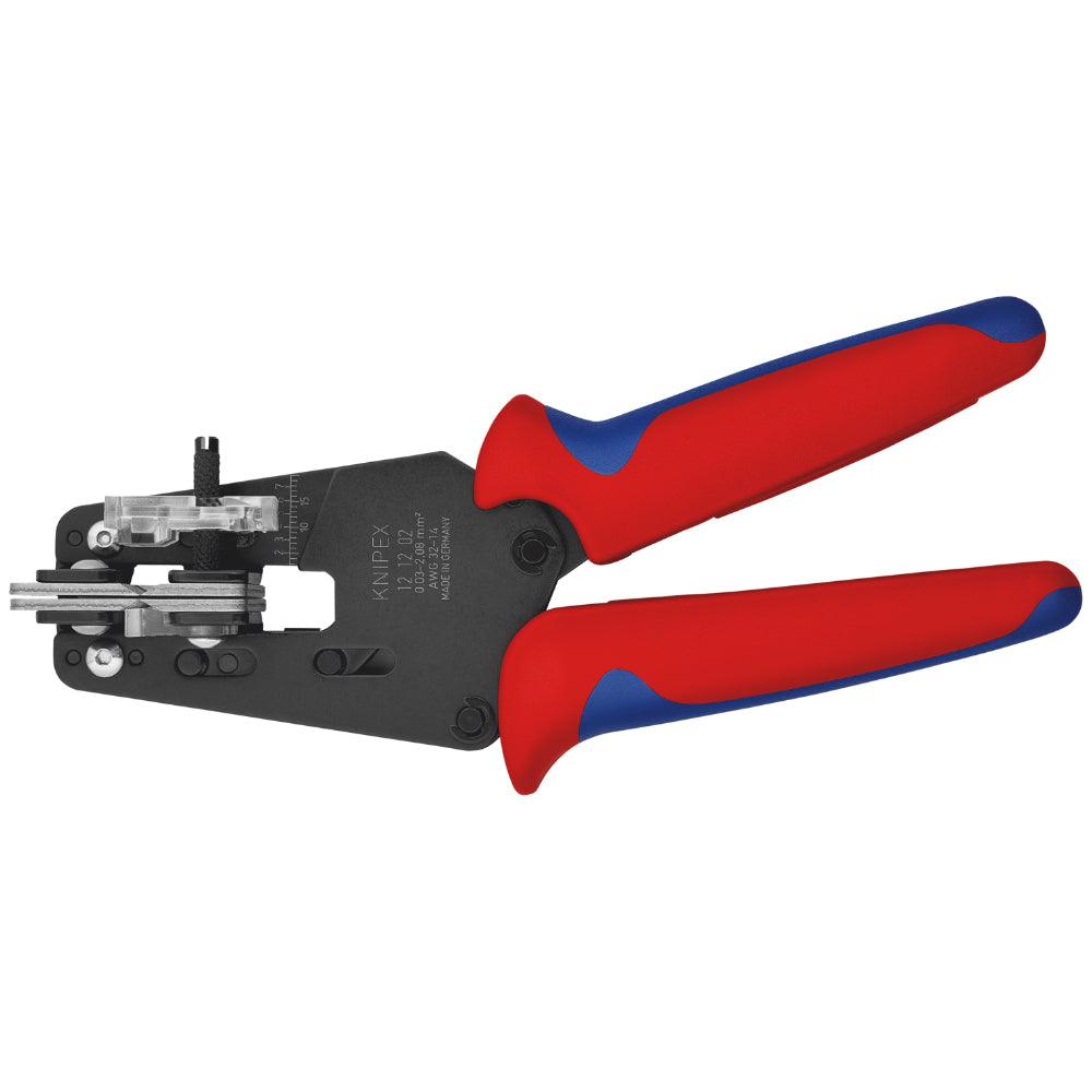 Clește pentru dezizolat 0,03-2,08 mm², Knipex 121202 - BIG STORE (Dynamic Tools SRL)