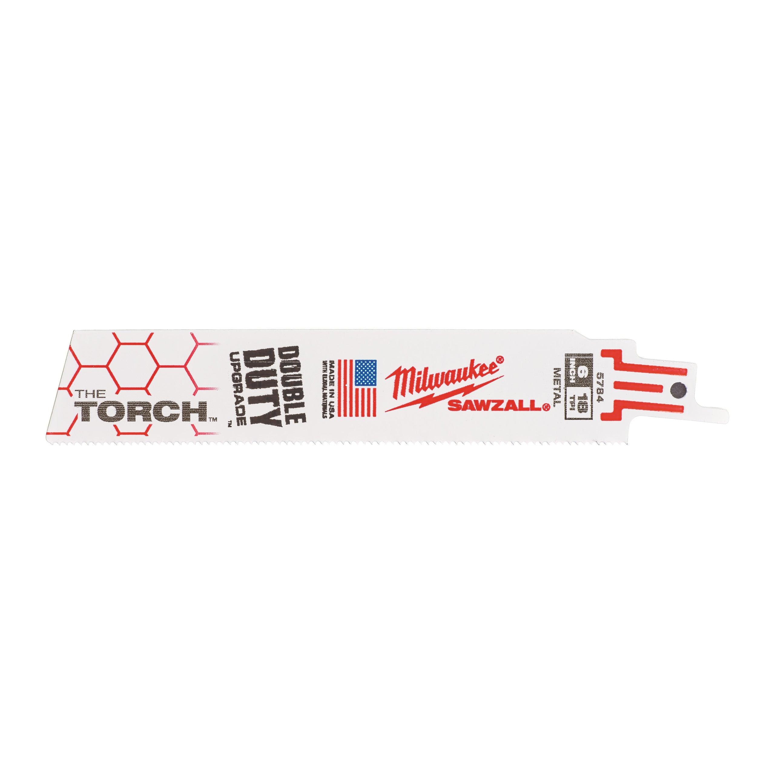 Pânze sabie Heavy Duty TORCH™ 150/1,4 mm BiMetal, Co, 25 buc, pentru lucrări de demolare, Milwaukee cod 48008784 - BIG STORE (Dynamic Tools SRL)