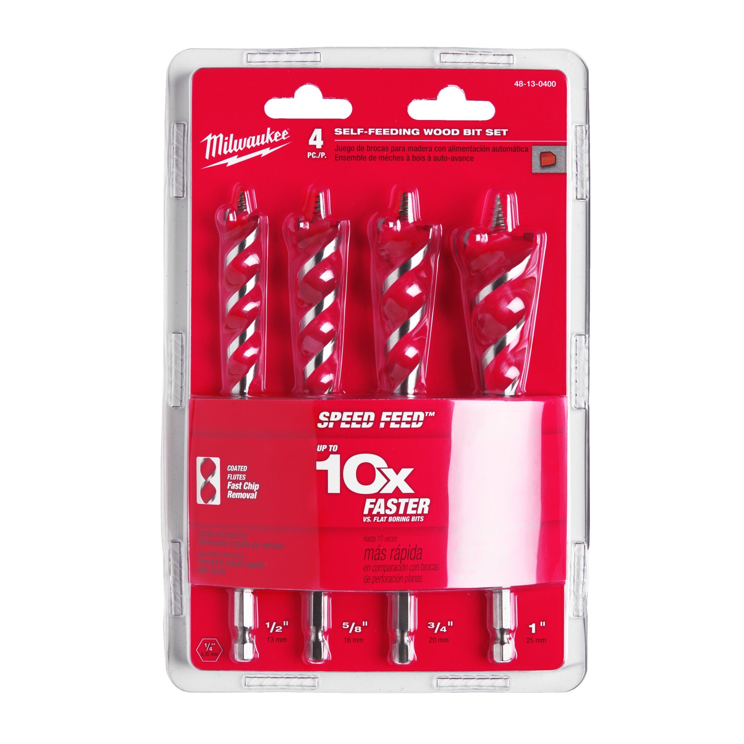 Set 4 burghie Milwaukee SPEED FEED™, cod 4932479477 - BIG STORE (Dynamic Tools SRL)