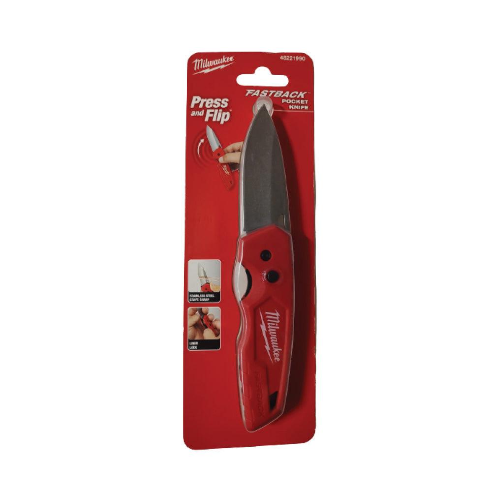 Cuțit pliabil de buzunar Milwaukee FASTBACK™, cod 48221990 - BIG STORE (Dynamic Tools SRL)