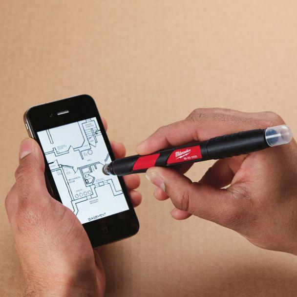 Marker cu vârf negru și capăt pentru ecrane digitale, Milwaukee, cod 48223101 - BIG STORE (Dynamic Tools SRL)