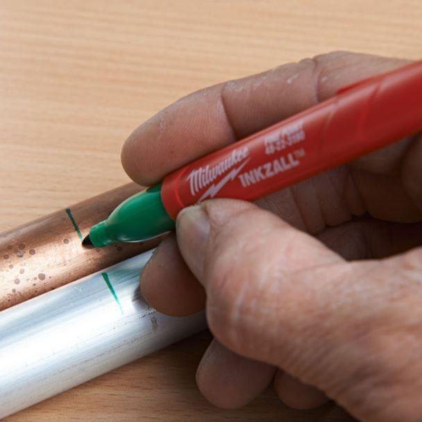 Marker cu vârf negru Milwaukee, cod 48223100 - BIG STORE (Dynamic Tools SRL)