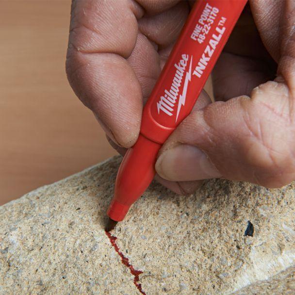 Marker cu vârf negru Milwaukee, cod 48223100 - BIG STORE (Dynamic Tools SRL)