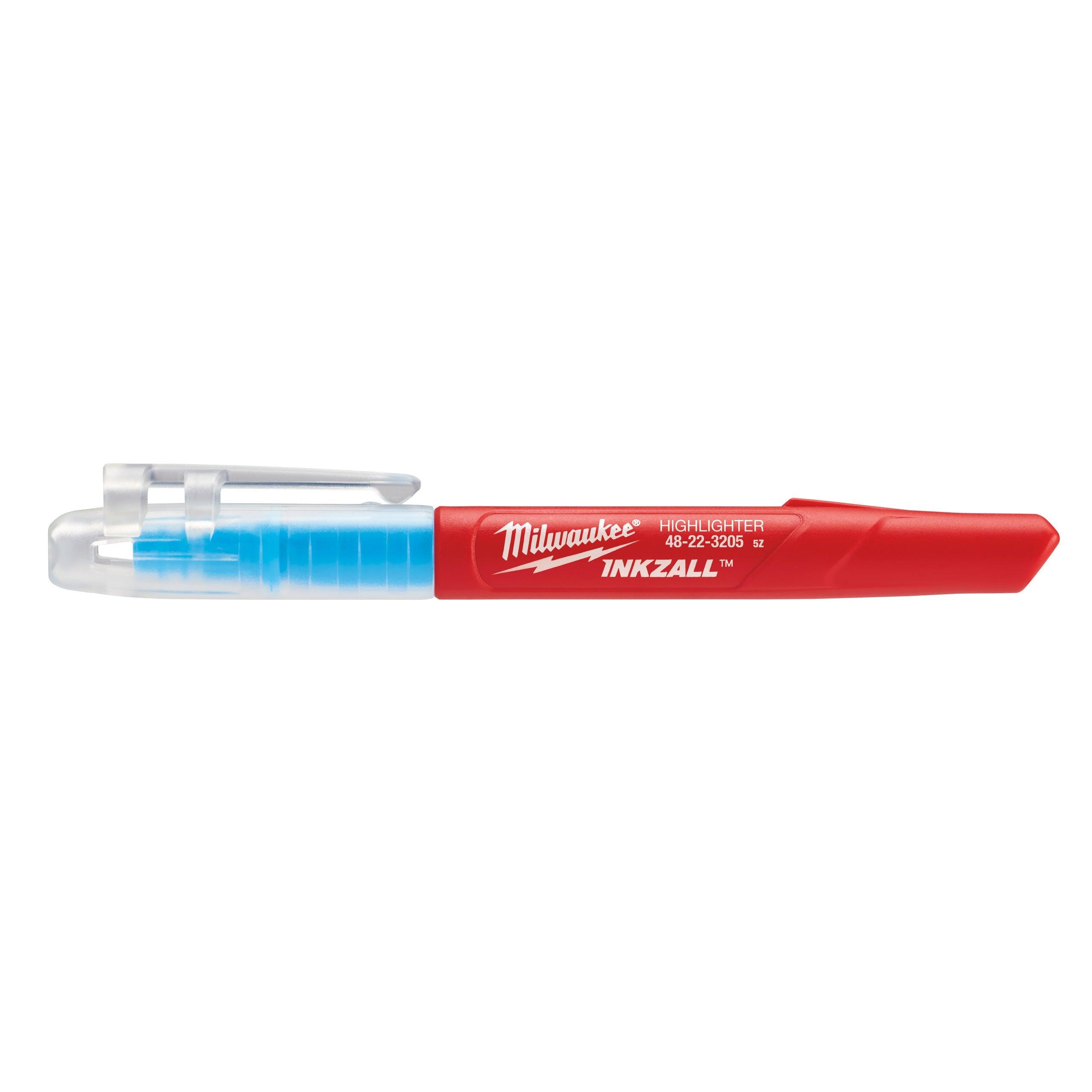 Markere evidențiator colorate INKZALL™ - 5 buc, Milwaukee cod 48223206 - BIG STORE (Dynamic Tools SRL)