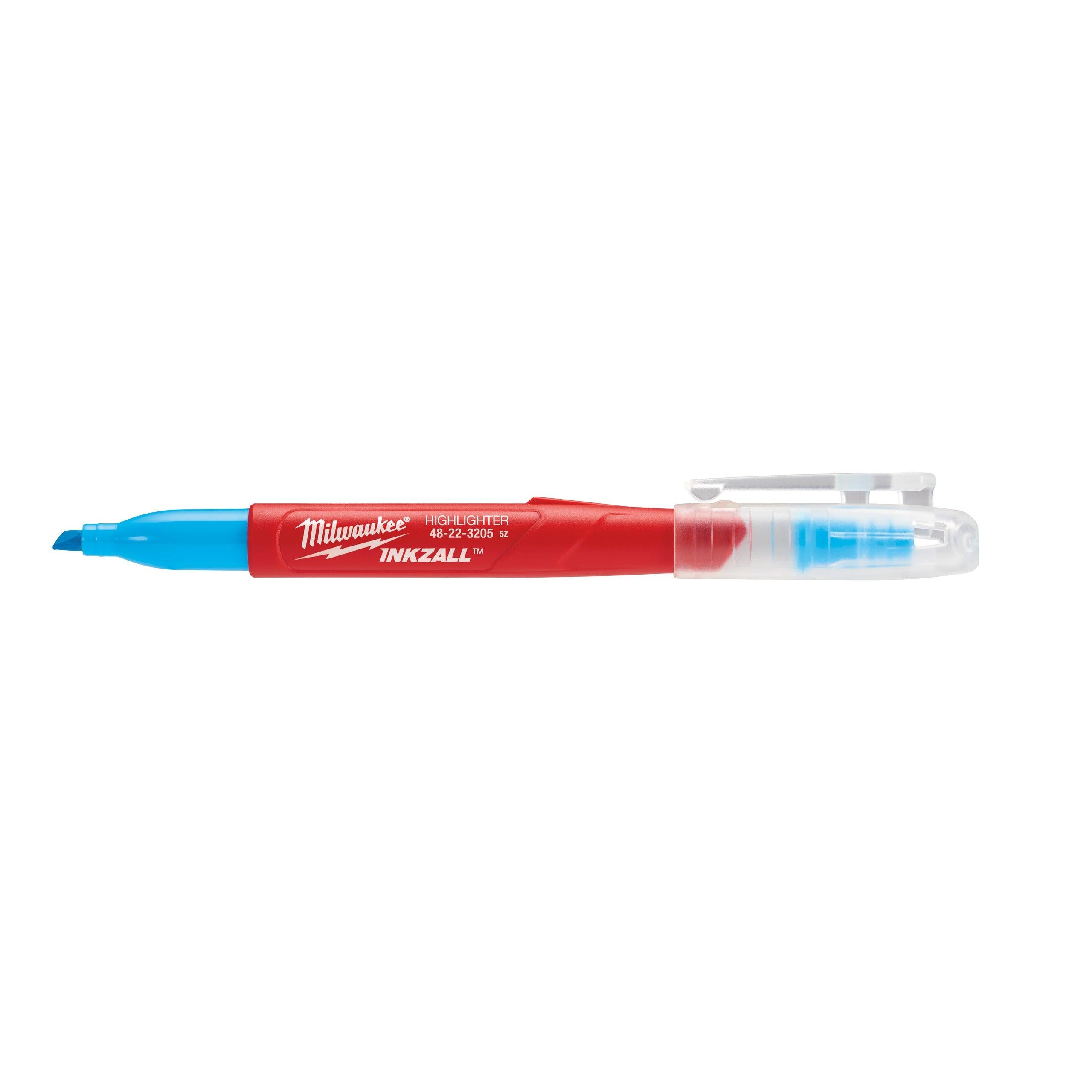 Markere evidențiator colorate INKZALL™ - 5 buc, Milwaukee cod 48223206 - BIG STORE (Dynamic Tools SRL)