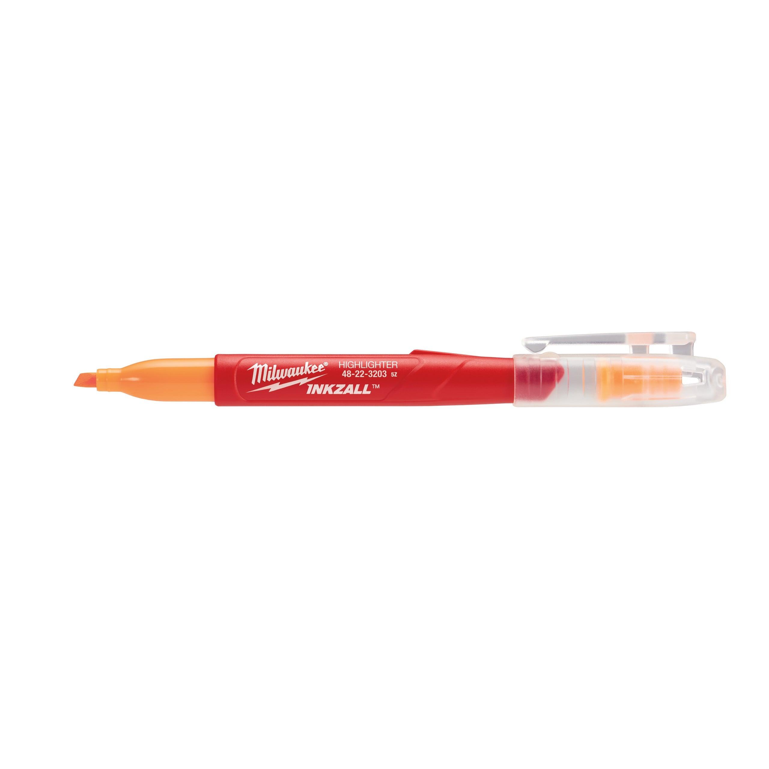Markere evidențiator colorate INKZALL™ - 5 buc, Milwaukee cod 48223206 - BIG STORE (Dynamic Tools SRL)