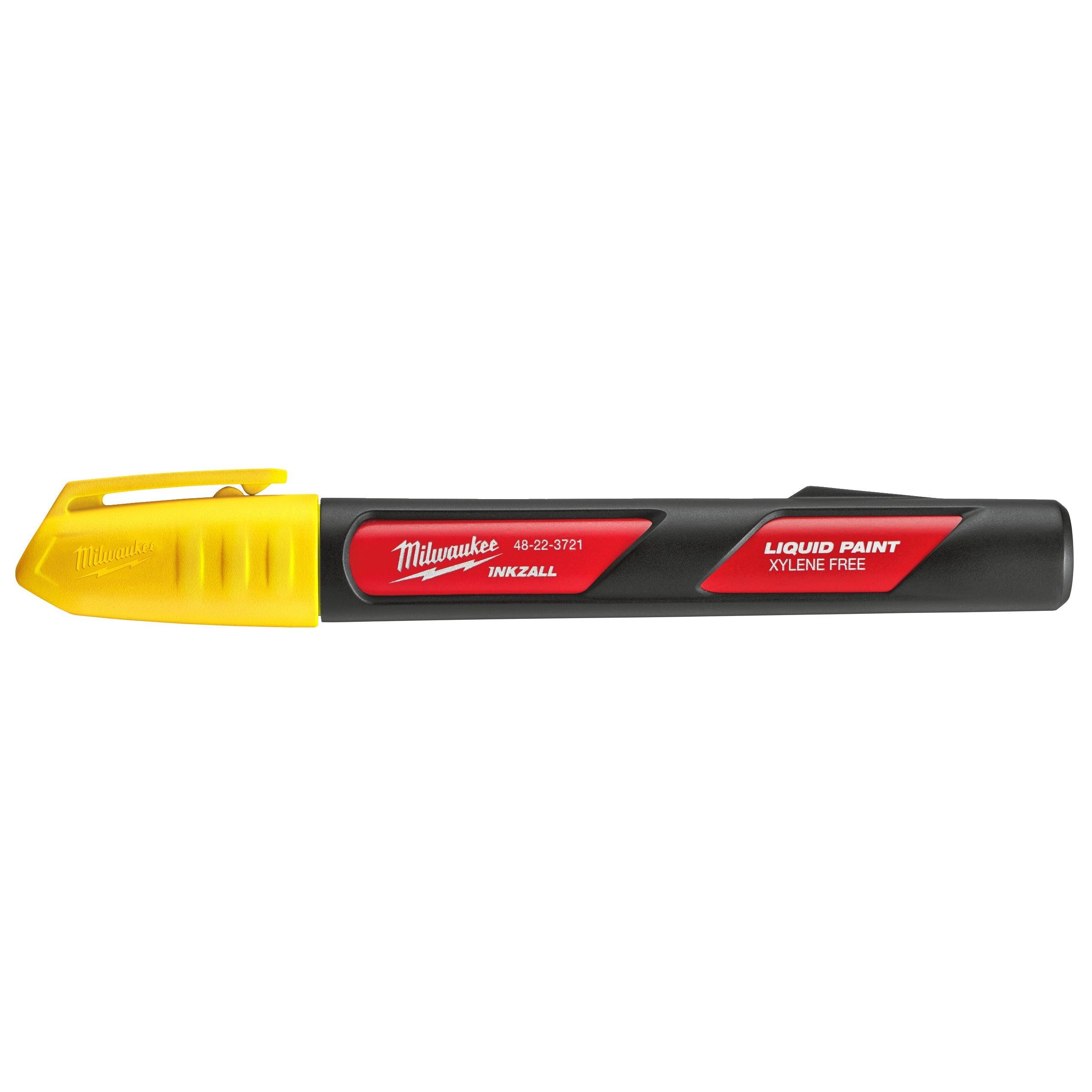 Marker pentru şantier cu vopsea galbenă INKZALL™ LP Milwaukee, 48223721 - BIG STORE (Dynamic Tools SRL)