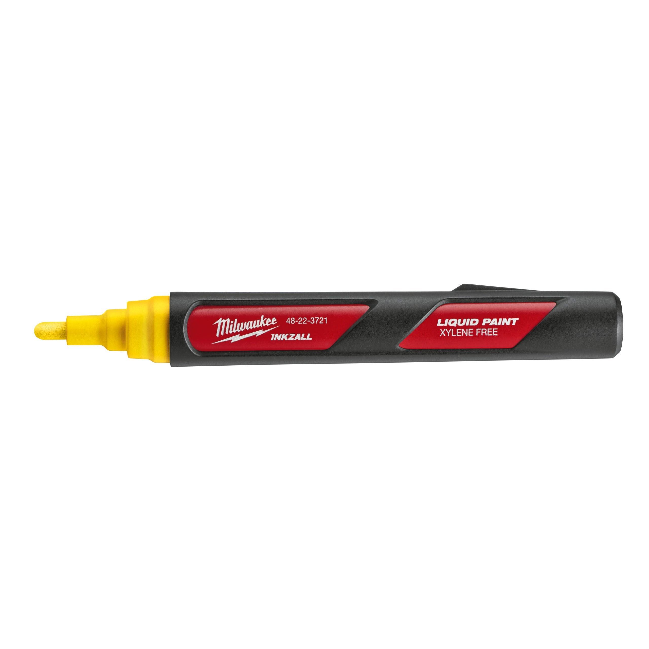 Marker pentru şantier cu vopsea galbenă INKZALL™ LP Milwaukee, 48223721 - BIG STORE (Dynamic Tools SRL)