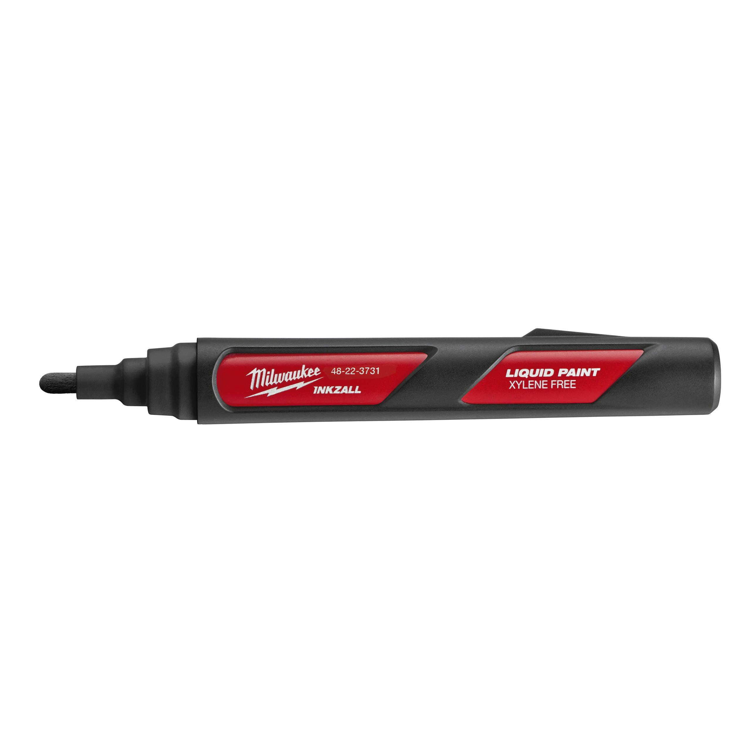 Marker pentru şantier cu vopsea neagră INKZALL™, Milwaukee, 48223731 - BIG STORE (Dynamic Tools SRL)