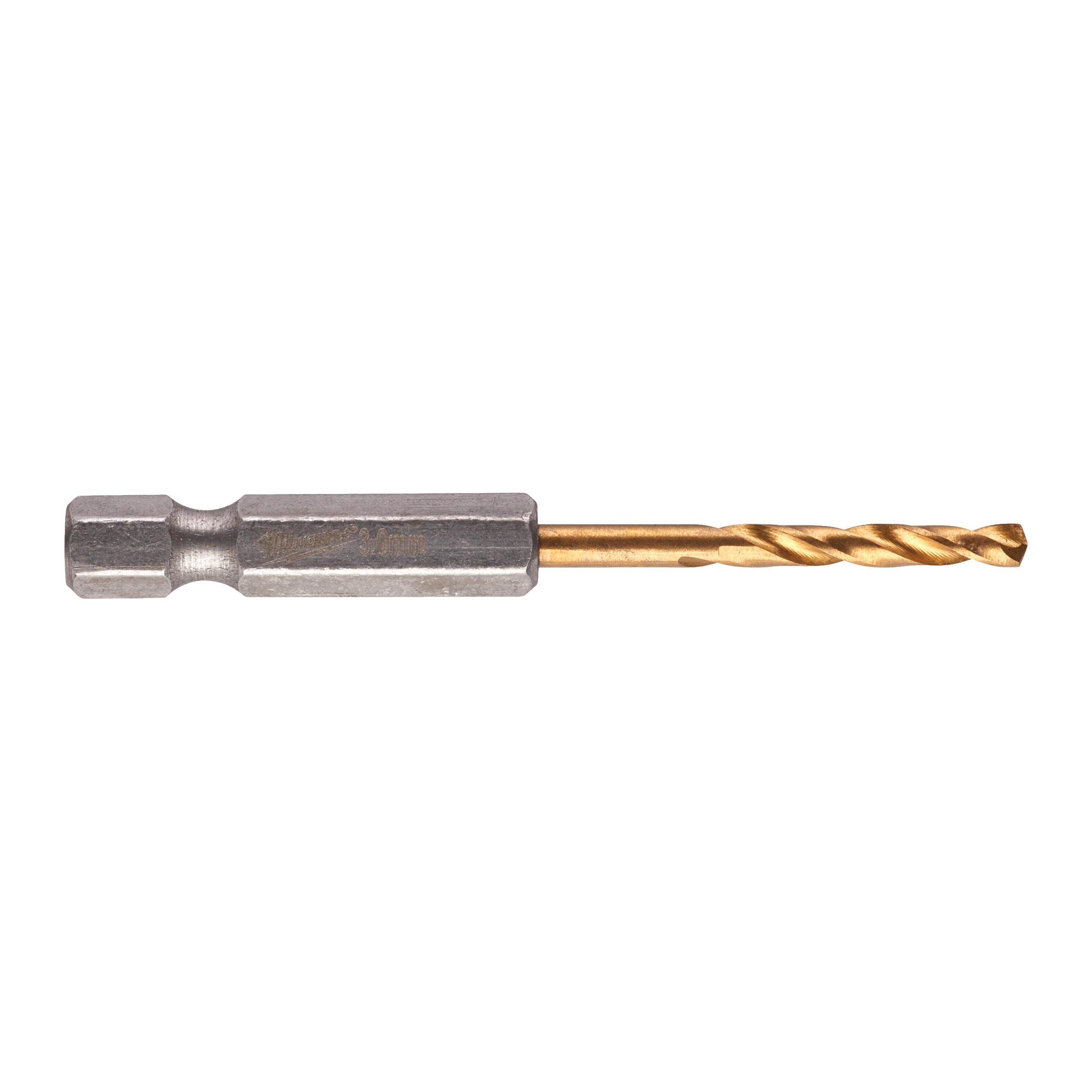 Burghiu pentru metal Milwaukee SHOCKWAVE™ HSS-GROUND TITAN, ø3mm, cod 48894763 - BIG STORE (Dynamic Tools SRL)