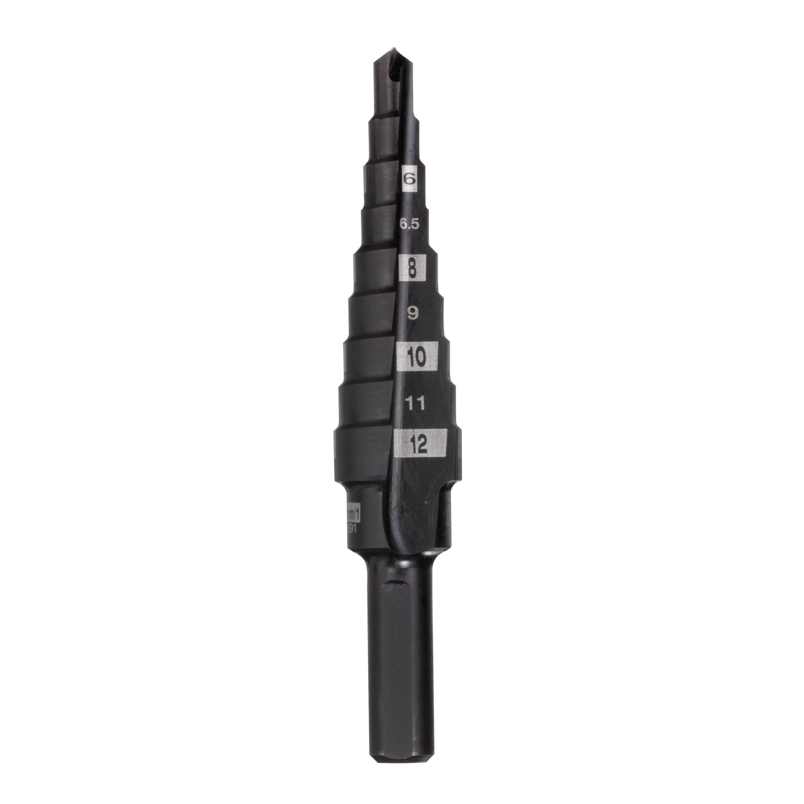 Burghiu pentru metal Milwaukee în trepte ø4-12mm/1mm, 48899301 - BIG STORE (Dynamic Tools SRL)