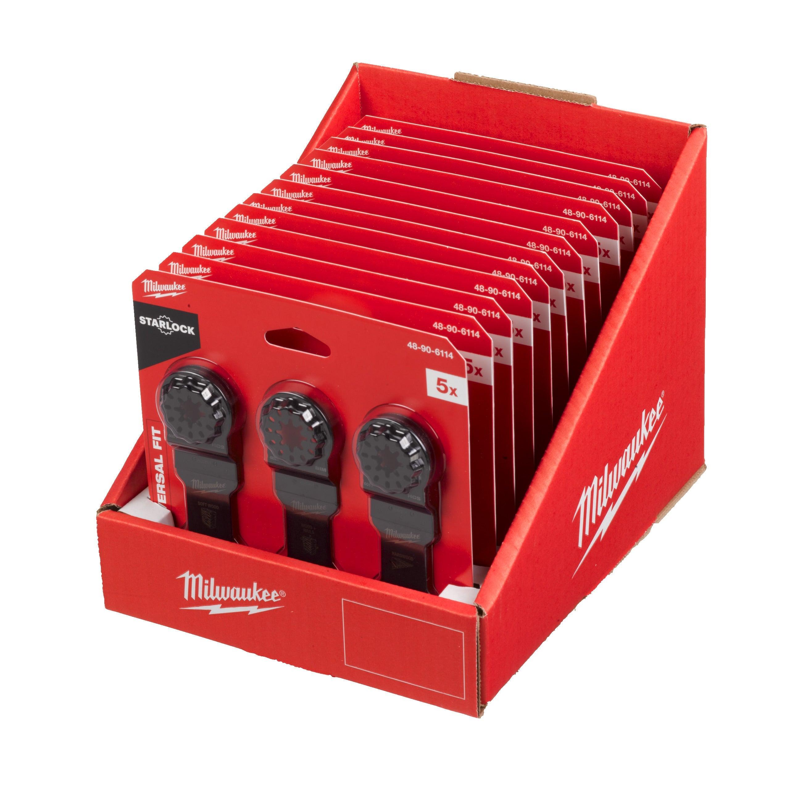 Set pânze unelte multi-funcționale pentru lemn, 5 buc, Milwaukee cod 48906114 - BIG STORE (Dynamic Tools SRL)