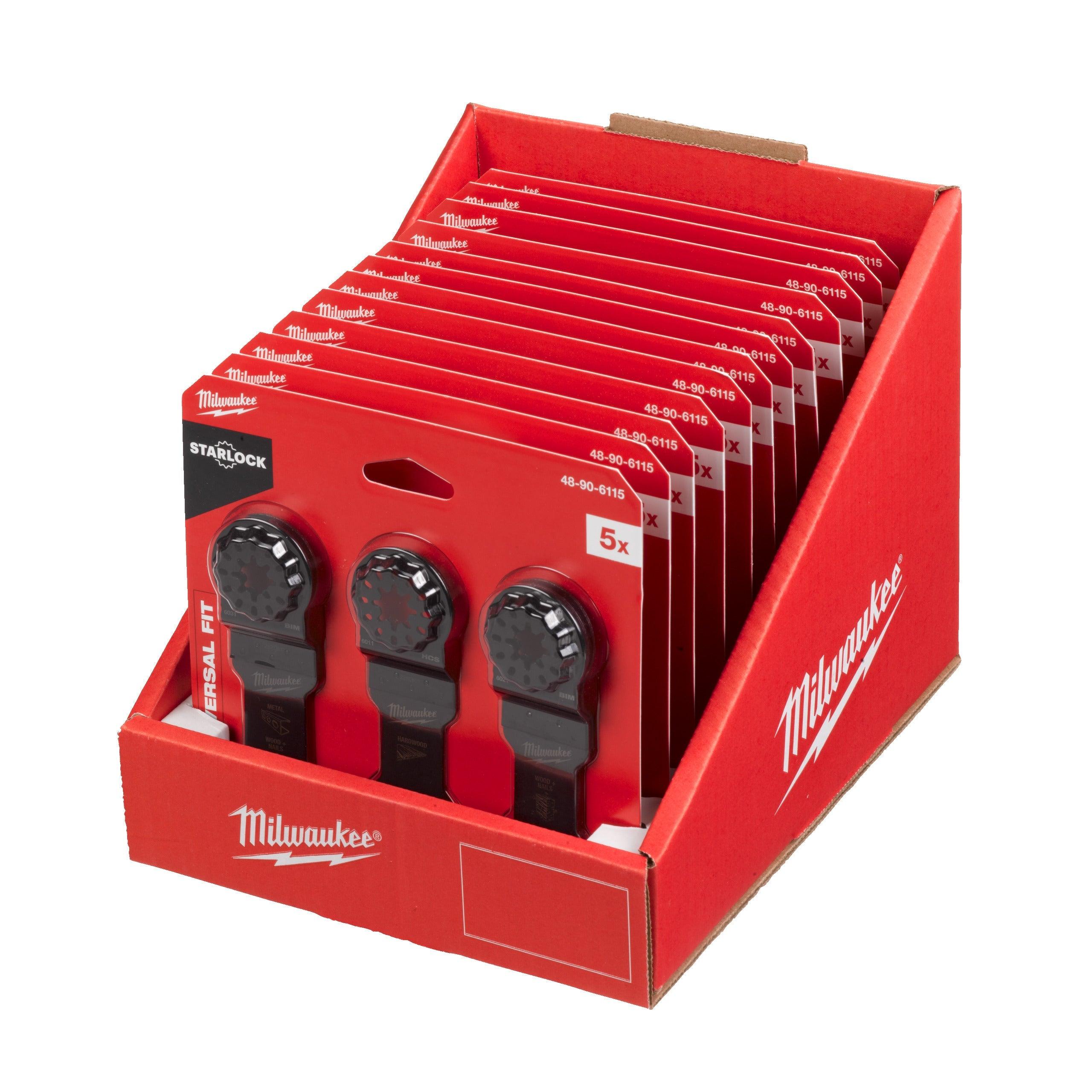 Set pânze unelte multi-funcționale pentru lemn/metal, 5 buc, Milwaukee cod 48906115 - BIG STORE (Dynamic Tools SRL)