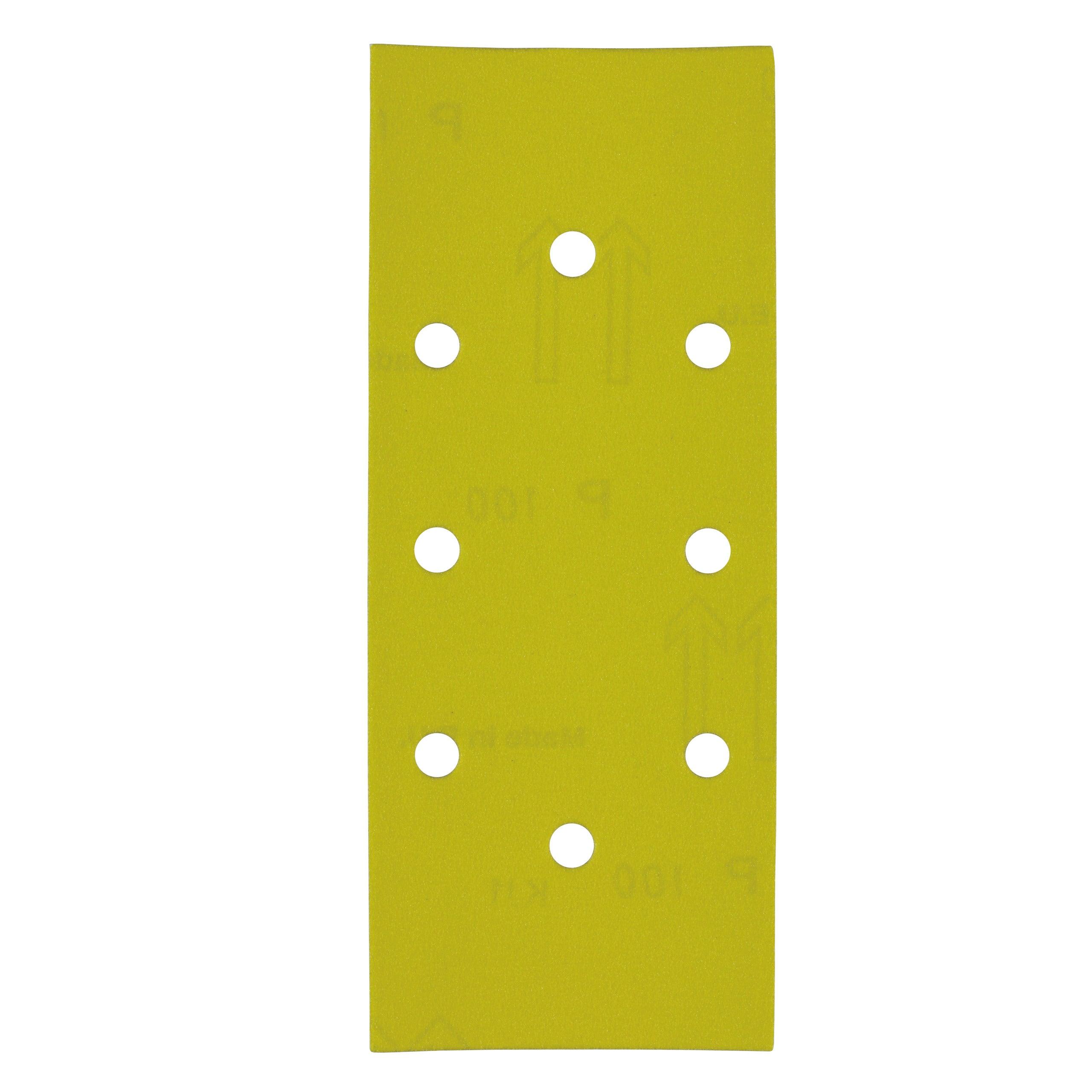 Hârtie abrazivă Milwaukee pentru șlefuitoare cu vibrații, 230 x 93 mm, granulație 100, 10 buc - BIG STORE (Dynamic Tools SRL)