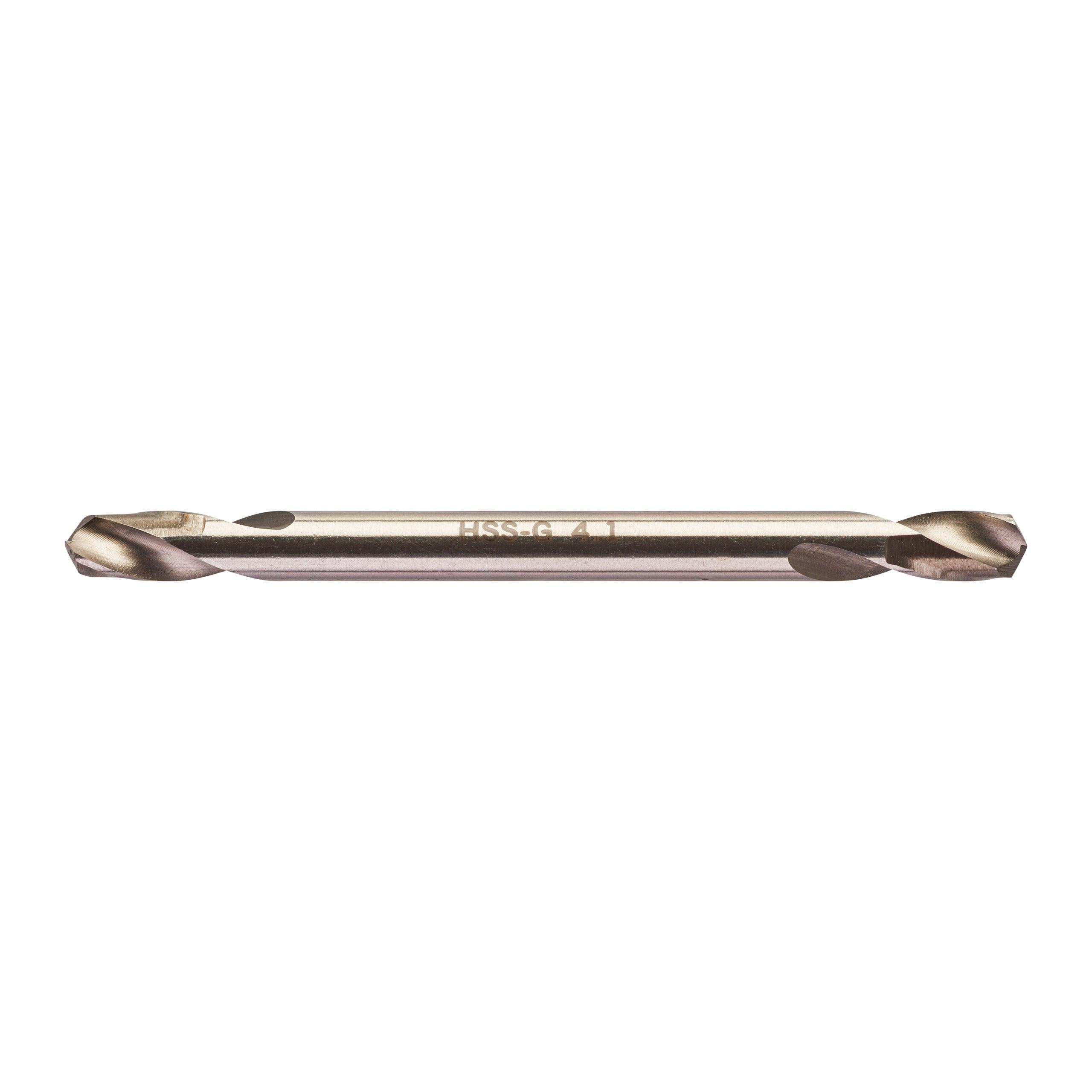 Burghie pentru metal Milwaukee HSS-G cu 2 vârfuri, ø4,1x55mm - 10 buc, 4932352228 - BIG STORE (Dynamic Tools SRL)