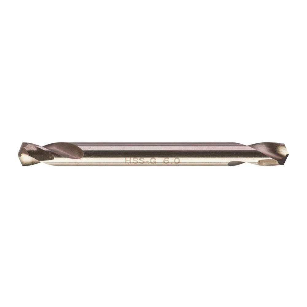 Burghie pentru metal Milwaukee HSS-G cu 2 vârfuri, ø6x66mm - 10 buc, 4932352234 - BIG STORE (Dynamic Tools SRL)