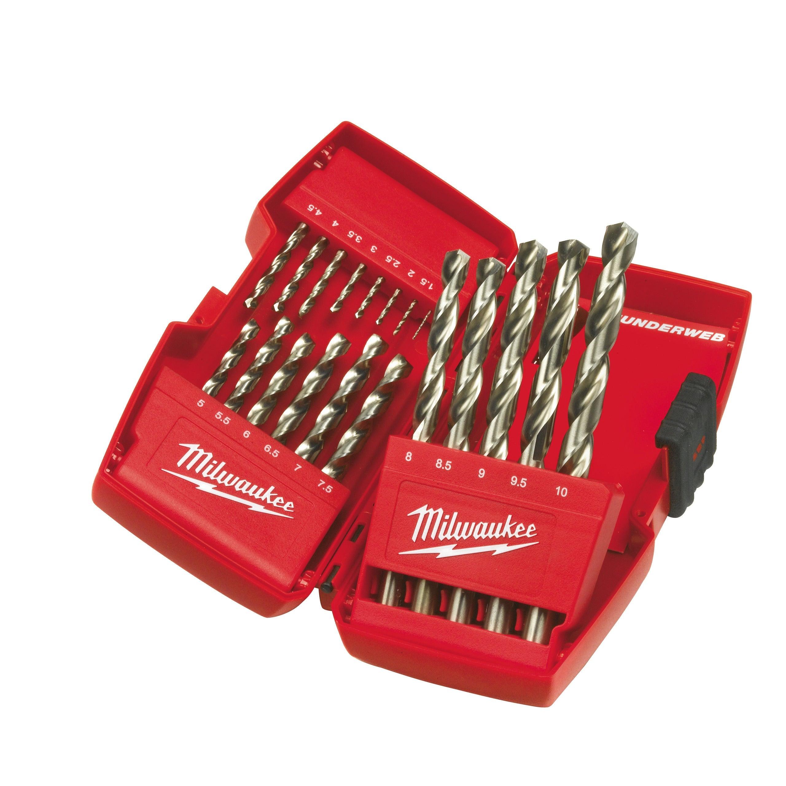 Set 19 burghie pentru metal Milwaukee THUNDERWEB HSS-G, cod 4932352374 - BIG STORE (Dynamic Tools SRL)
