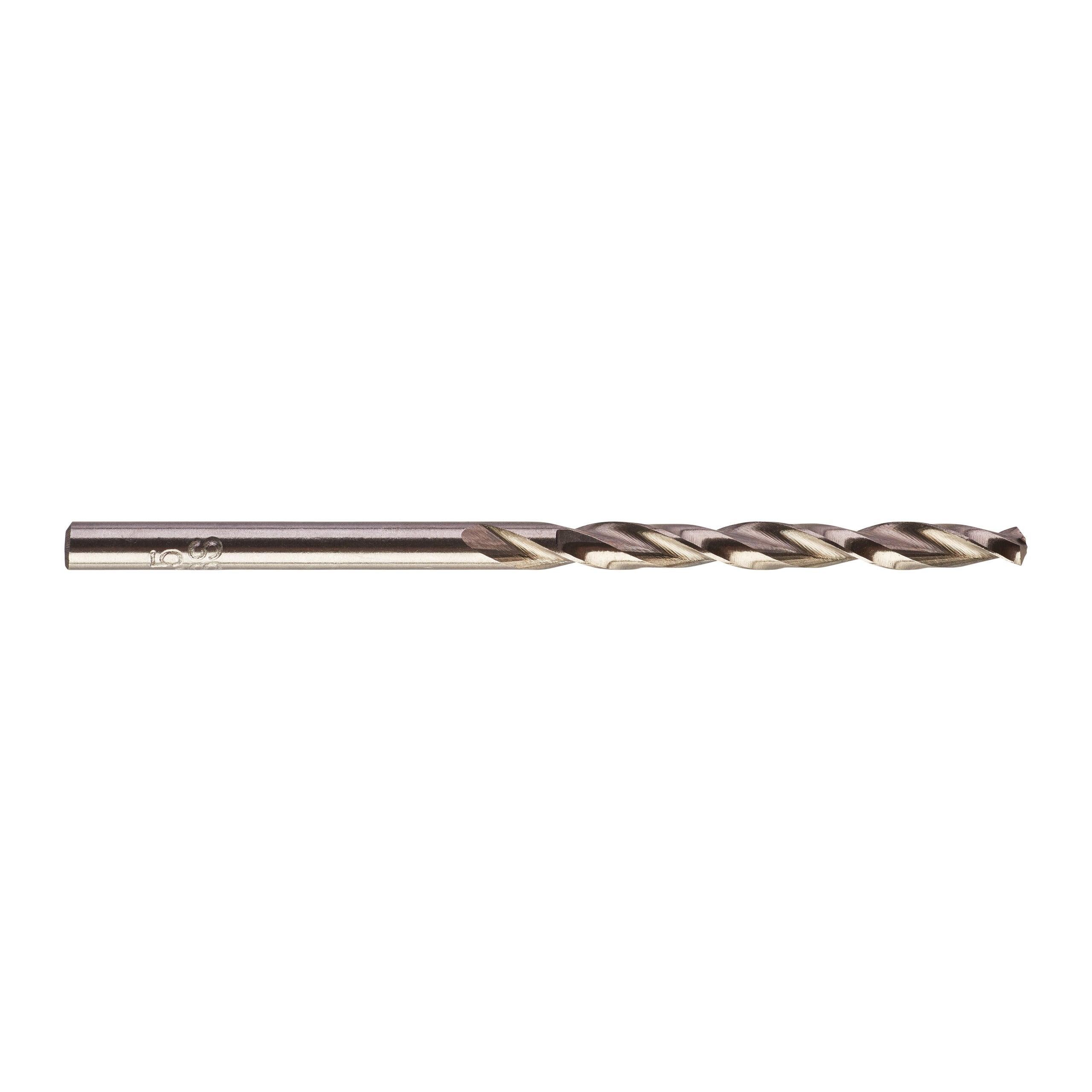 Burghiu pentru metal ø3,5mm Milwaukee ThunderWeb HSS-G DIN338, cu tijă cilindrică, cod 4932352383 - BIG STORE (Dynamic Tools SRL)