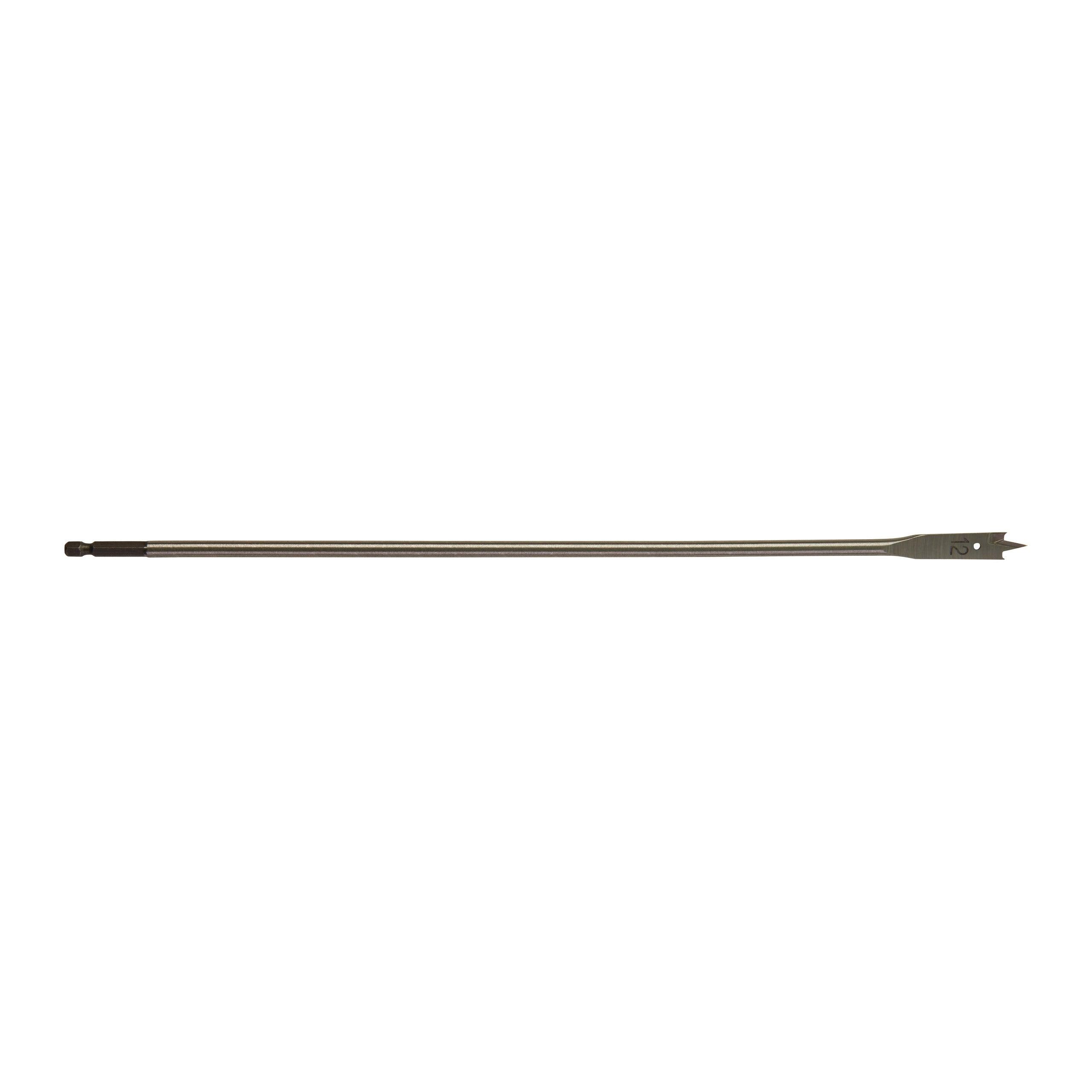 Burghiu plat pentru lemn Milwaukee ø12 x 400 mm, 4932352491 - BIG STORE (Dynamic Tools SRL)
