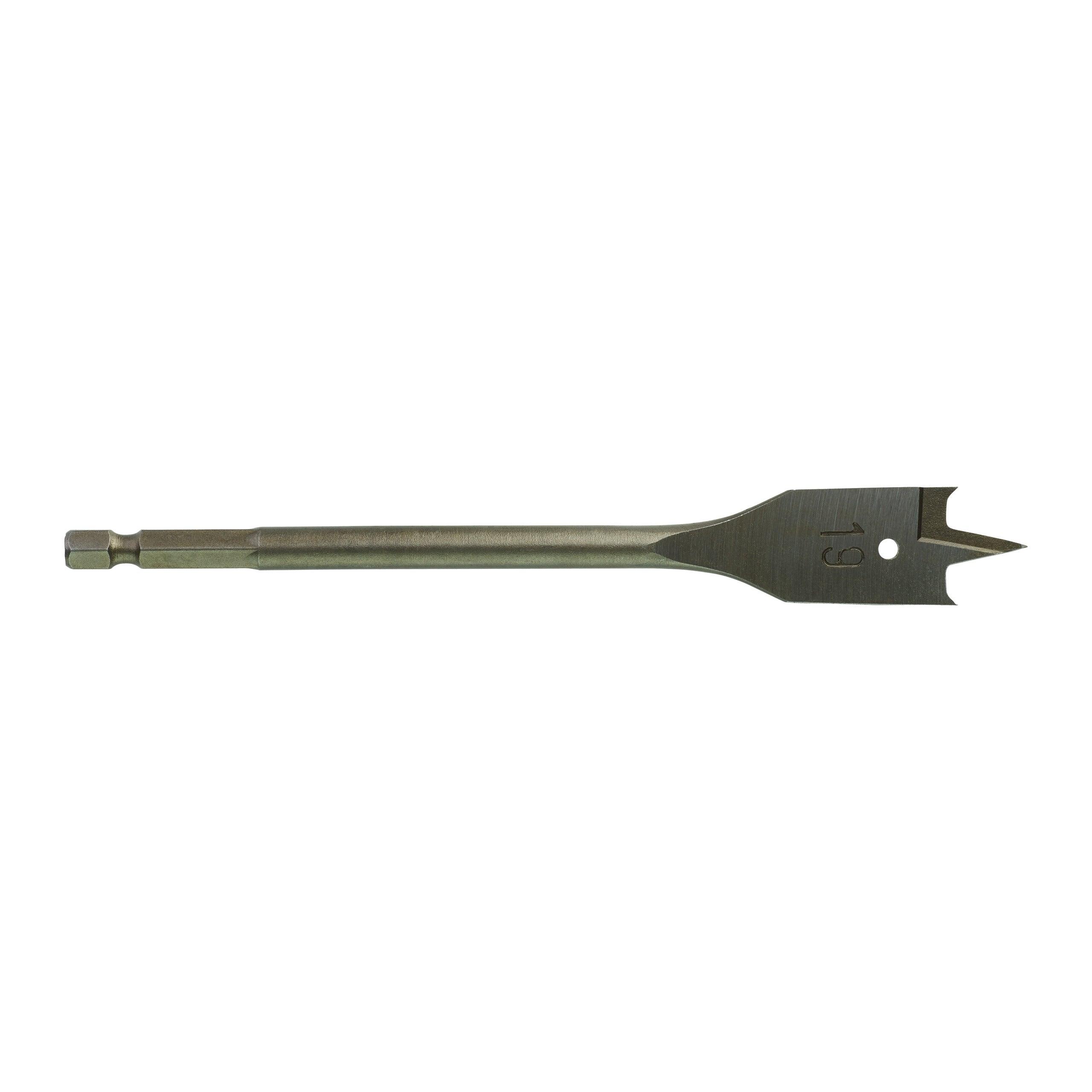 Burghiu plat pentru lemn Milwaukee ø19 x 152 mm, 4932363137 - BIG STORE (Dynamic Tools SRL)