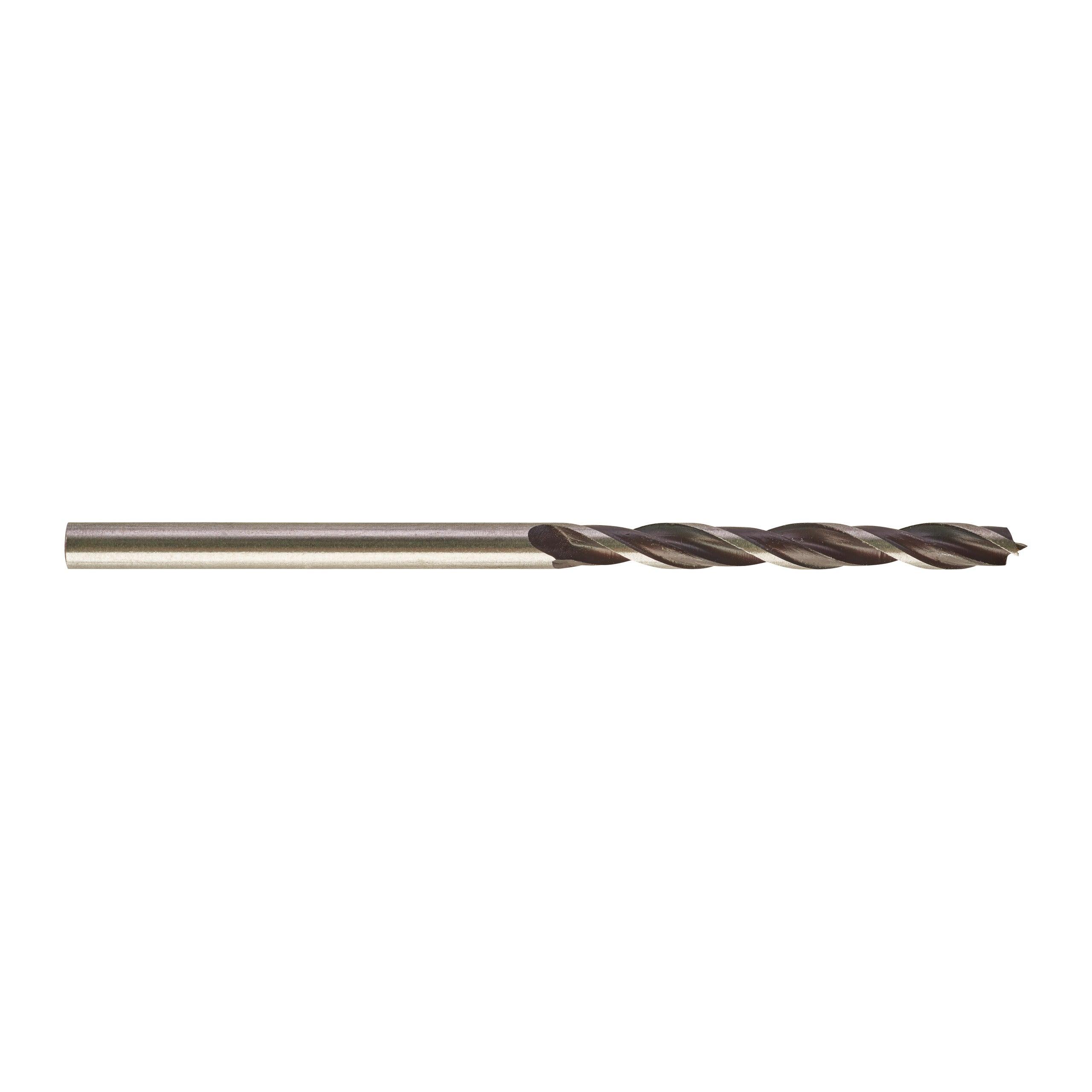 Burghiu pentru lemn cu vârf de centrare Milwaukee, tijă cilindrică, ø3 x 33/60 mm, 4932363651 - BIG STORE (Dynamic Tools SRL)