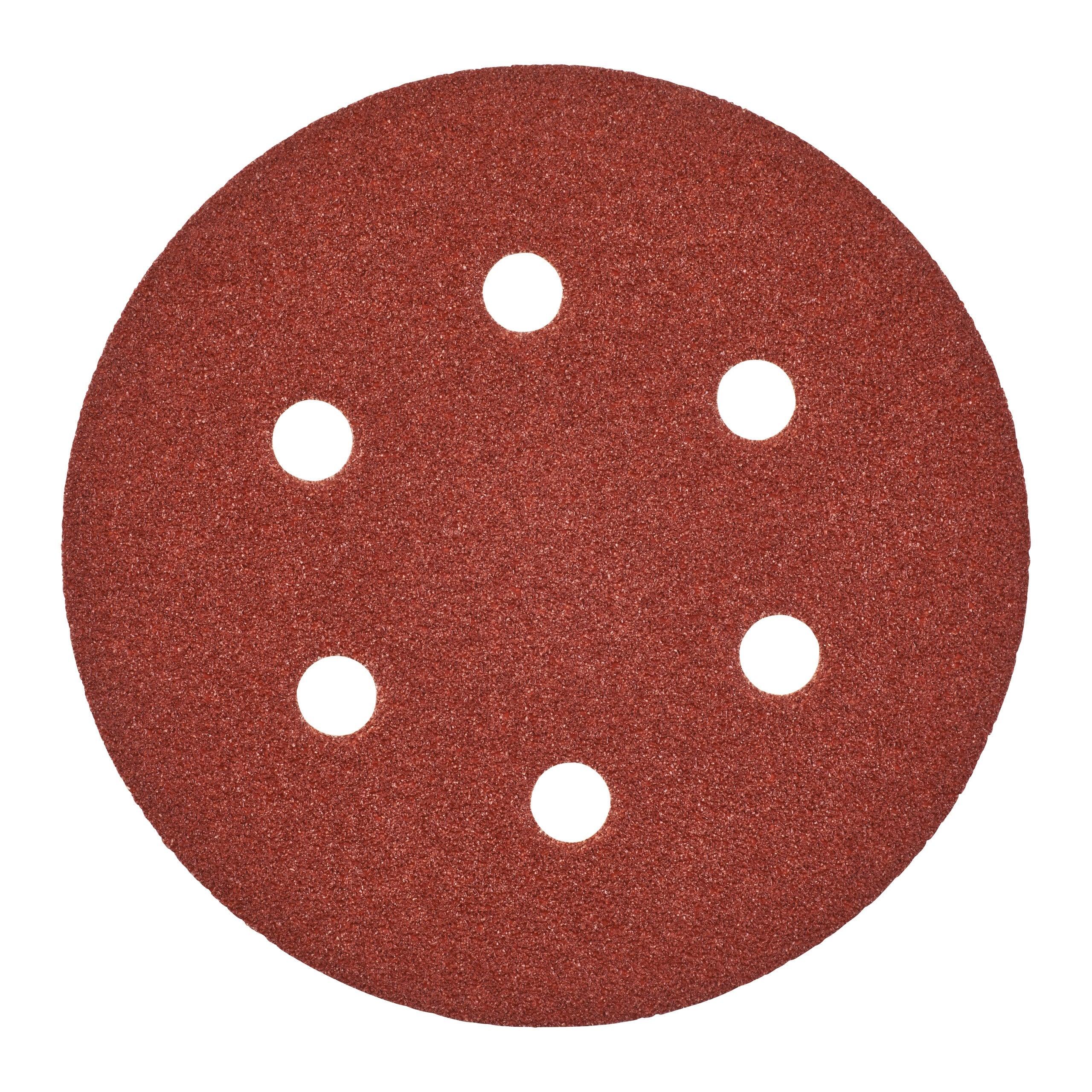 Foaie abrazivă Milwaukee pentru șlefuitoare orbitale, 6 găuri, Ø150 mm, granulație 40, 5 buc - BIG STORE (Dynamic Tools SRL)