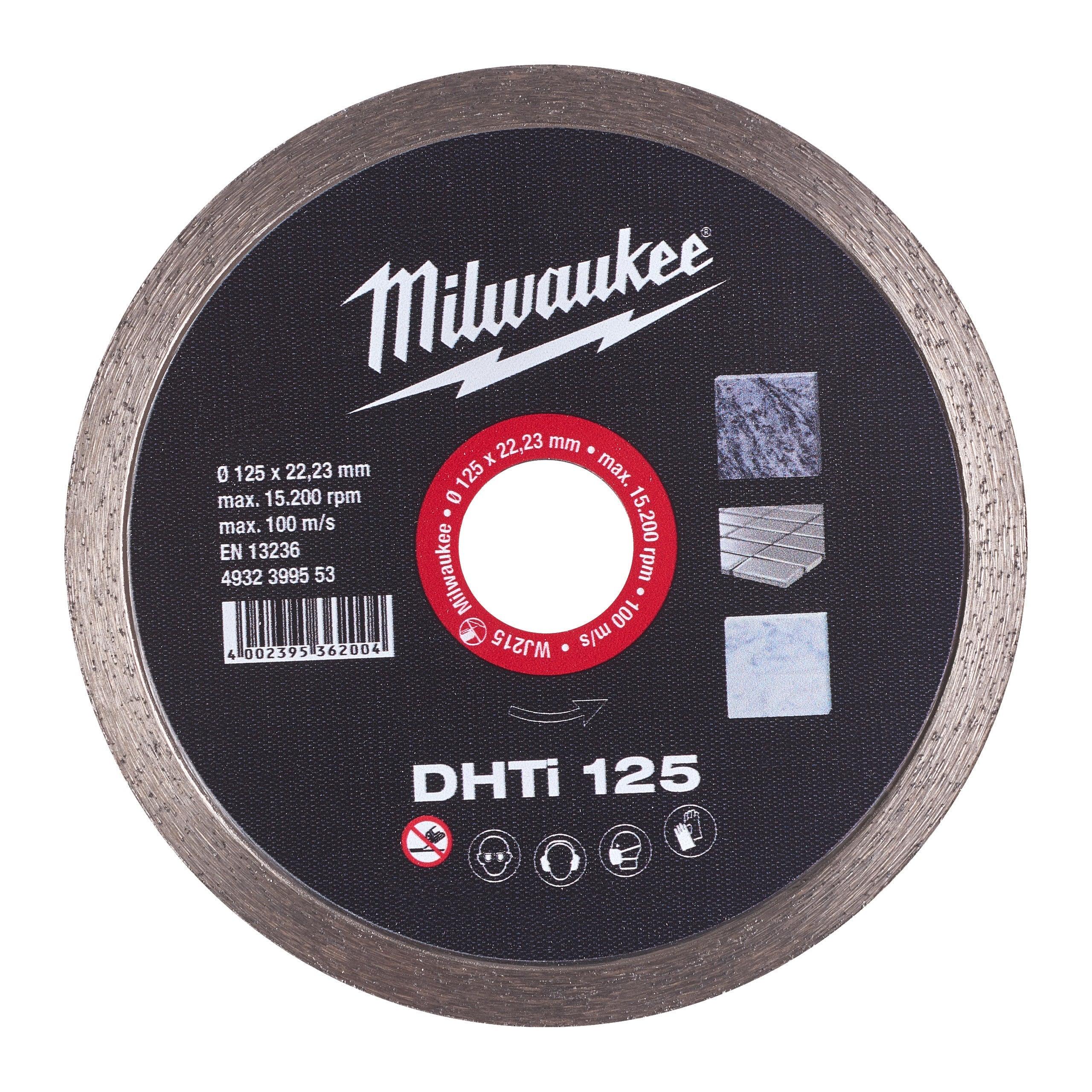 Disc diamantat DHTi 125 x 22,2 mm, Milwaukee cod 4932399553 - BIG STORE (Dynamic Tools SRL)