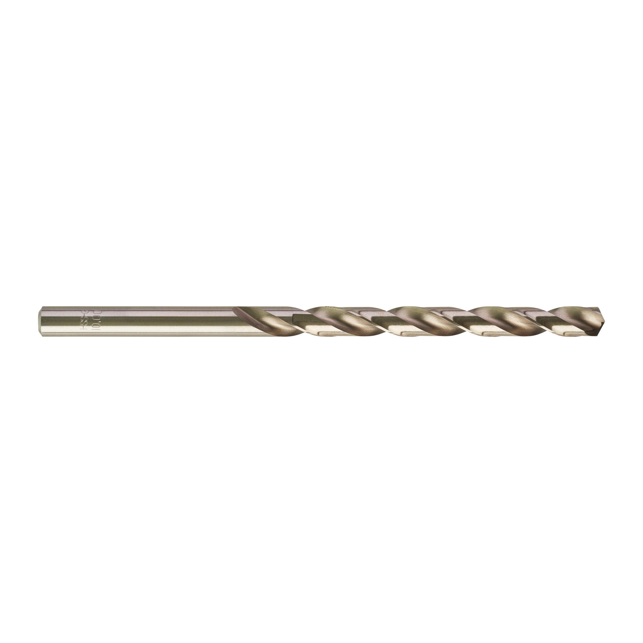 Burghiu lung pentru metal Milwaukee HSS-G DIN340, ø10x184mm - 10 buc, 4932430341 - BIG STORE (Dynamic Tools SRL)