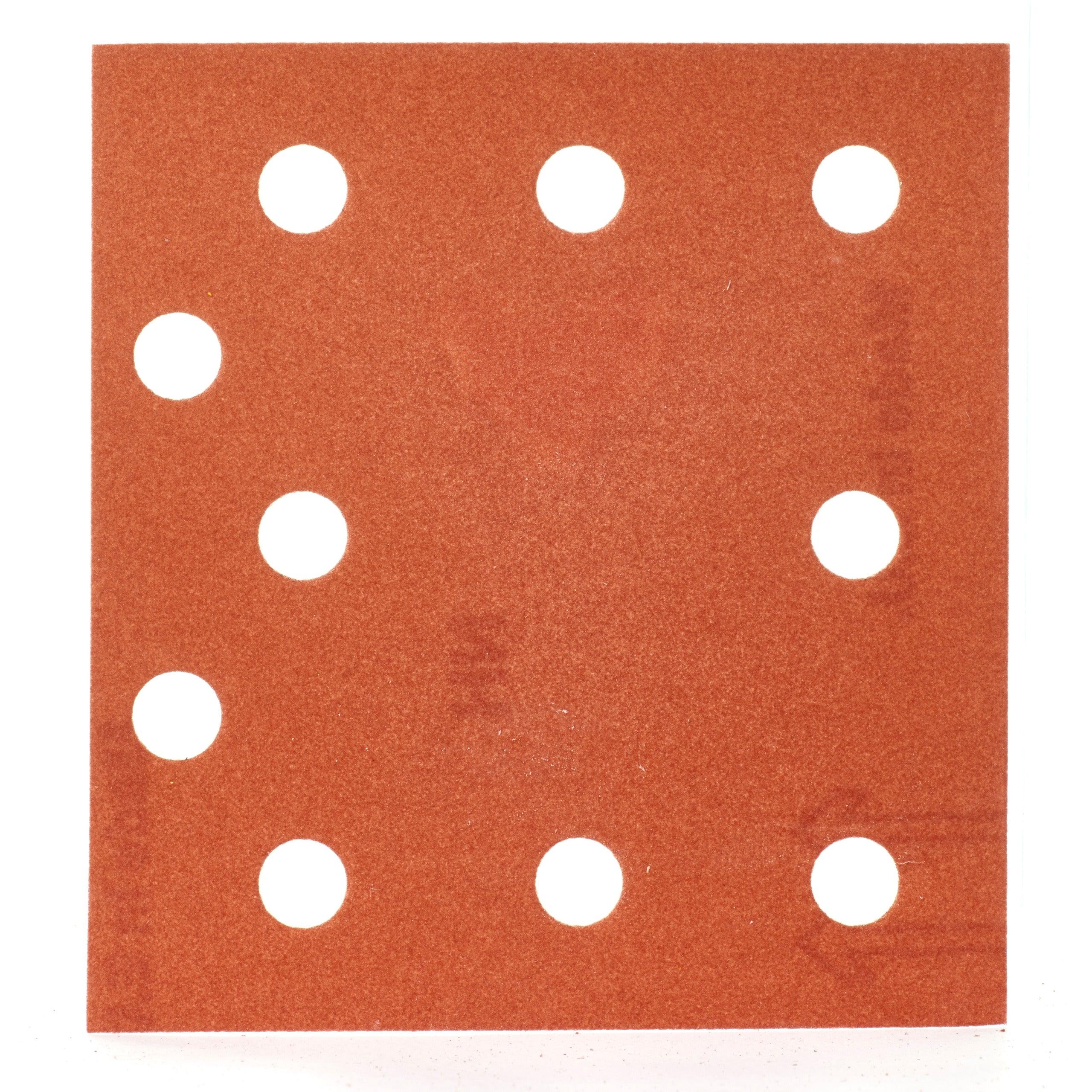 Foaie abrazivă Milwaukee pentru șlefuitoare cu vibrații, 115 x 107 mm, granulație 240, 10 buc - BIG STORE (Dynamic Tools SRL)