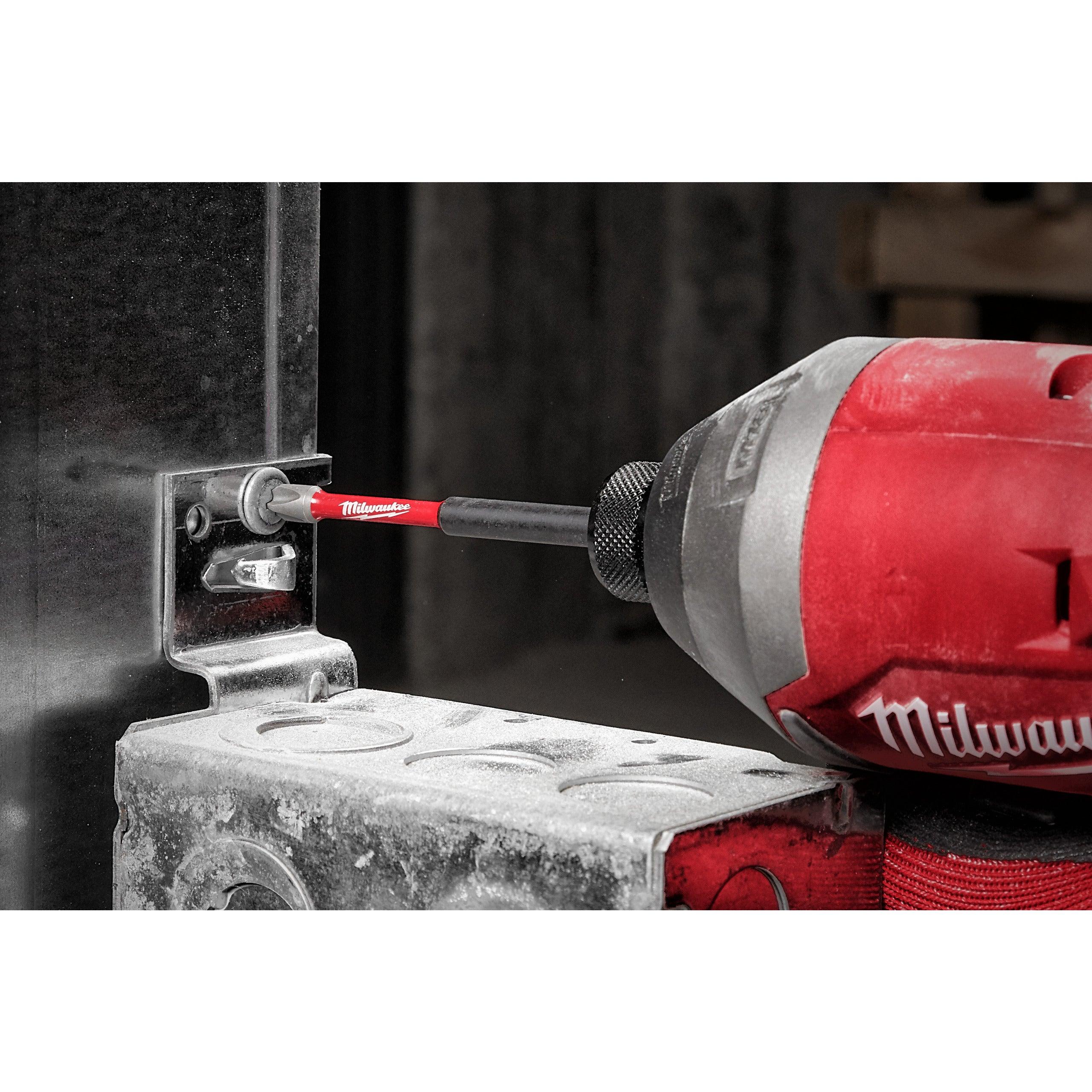 Bit PH pentru șurubelnițe SHOCKWAVE™ IMPACT DUTY PH2 90 mm Milwaukee cod 4932430856 - BIG STORE (Dynamic Tools SRL)