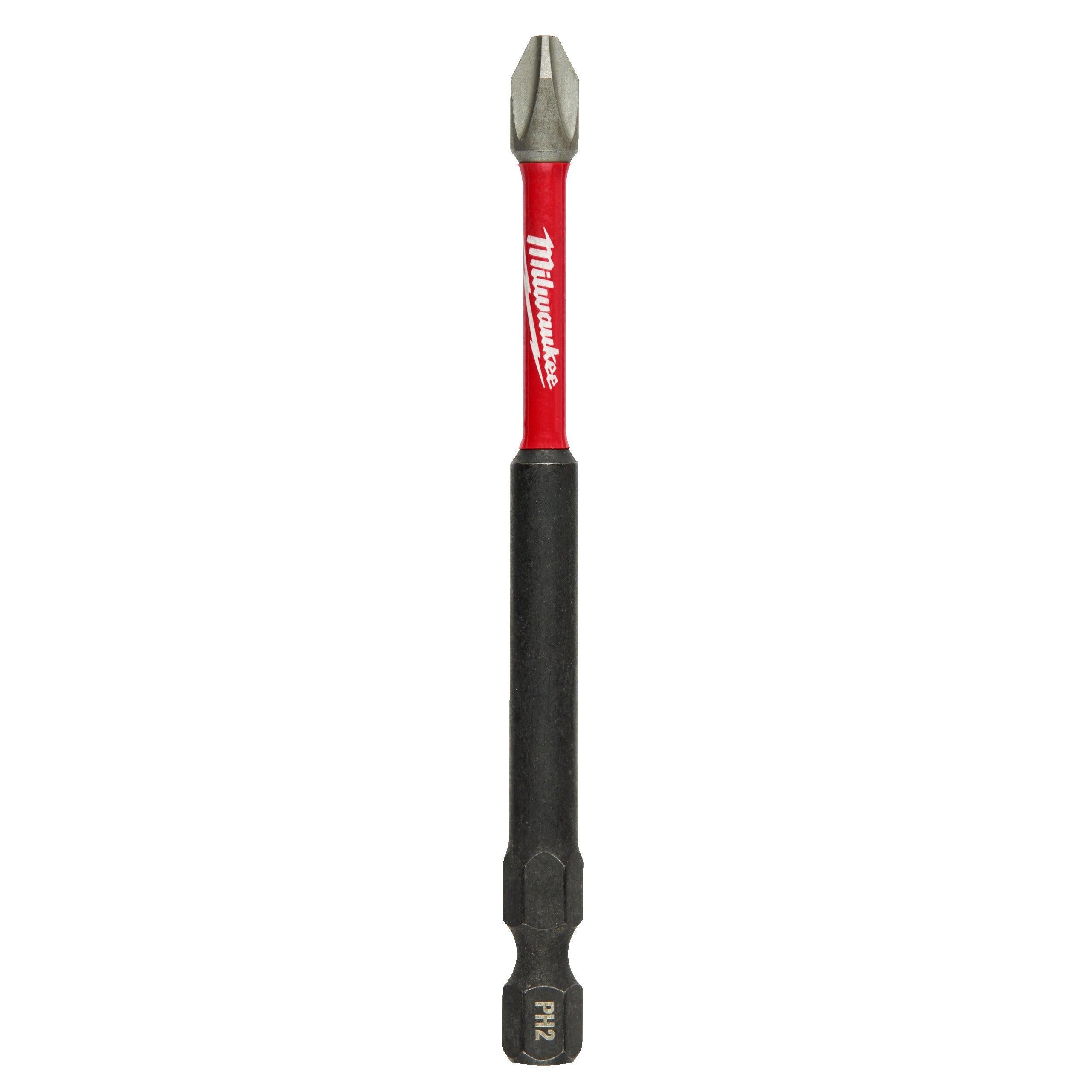Bit PH pentru șurubelnițe SHOCKWAVE™ IMPACT DUTY PH2 90 mm Milwaukee cod 4932430856 - BIG STORE (Dynamic Tools SRL)