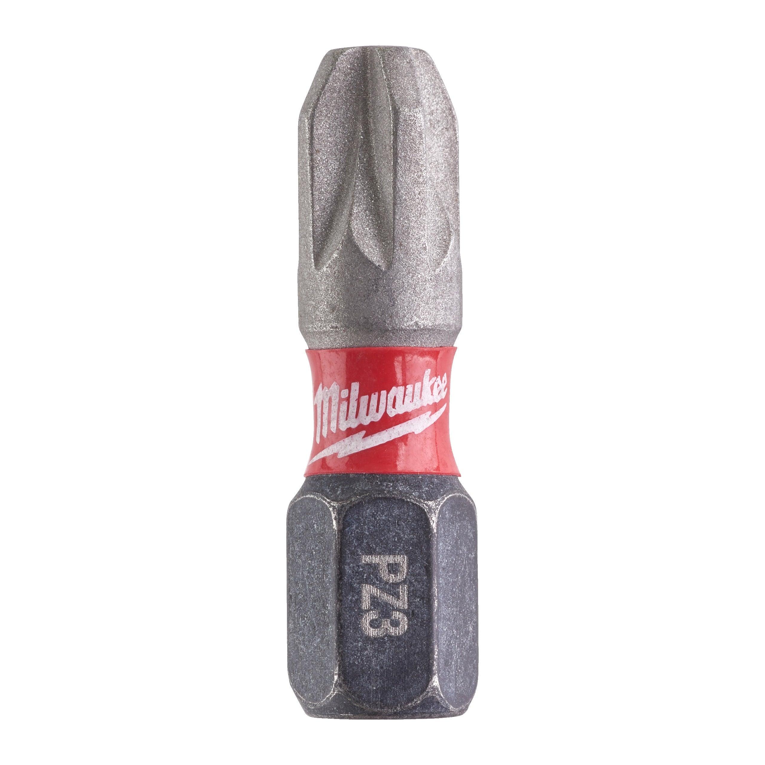 Biți PZ pentru șurubelnițe SHOCKWAVE™ IMPACT DUTY PZ3 25 mm - 2 buc, Milwaukee cod 4932430868 - BIG STORE (Dynamic Tools SRL)