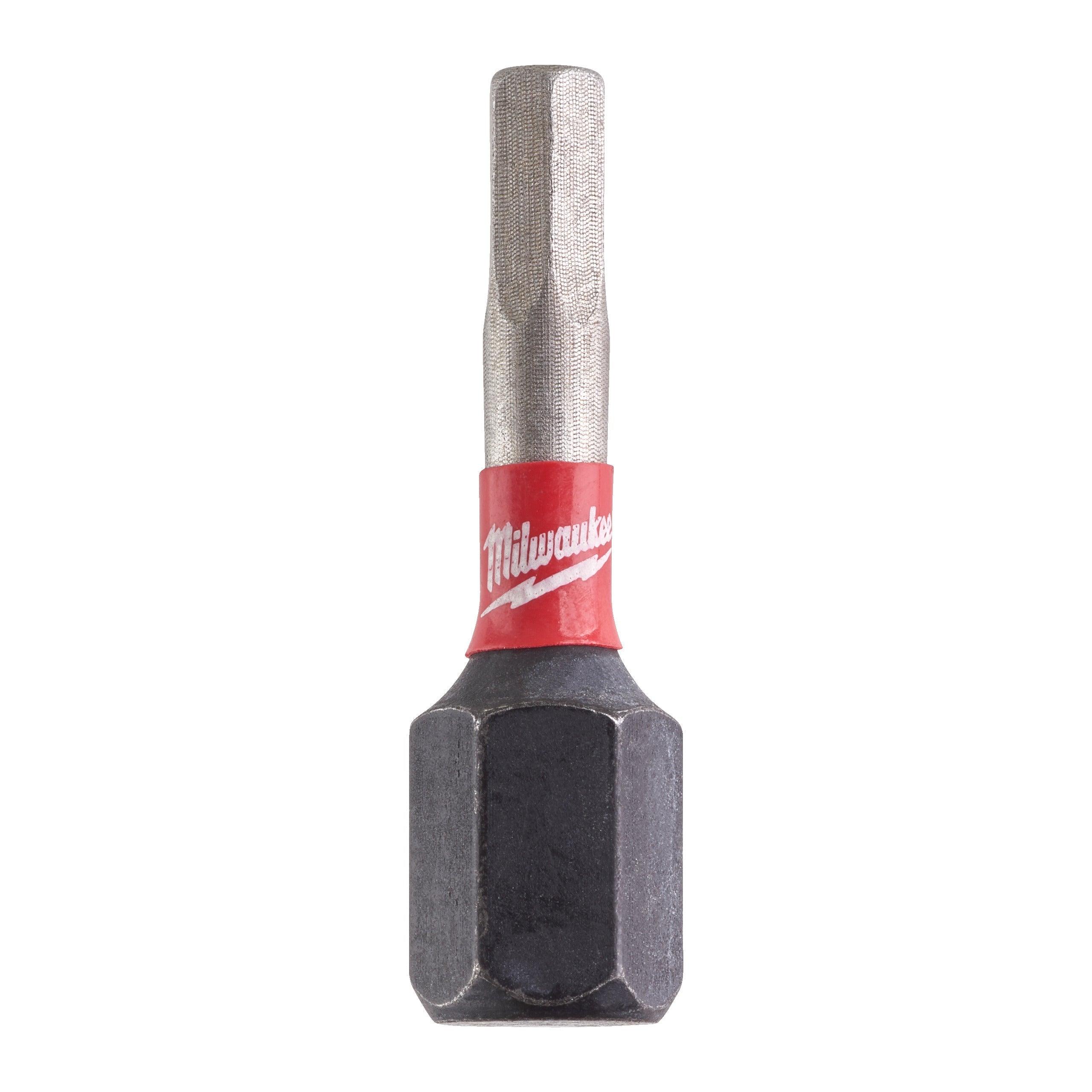 Biți HEX pentru șurubelnițe SHOCKWAVE™ IMPACT DUTY HEX 3 25 mm - 2 buc, Milwaukee cod 4932430894 - BIG STORE (Dynamic Tools SRL)