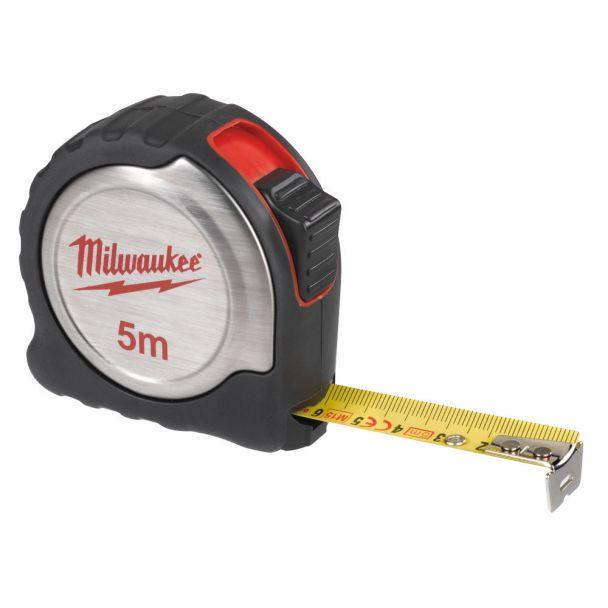 Ruletă de măsurat Milwaukee Silver Compact 5 m, cod 4932451638 - BIG STORE (Dynamic Tools SRL)