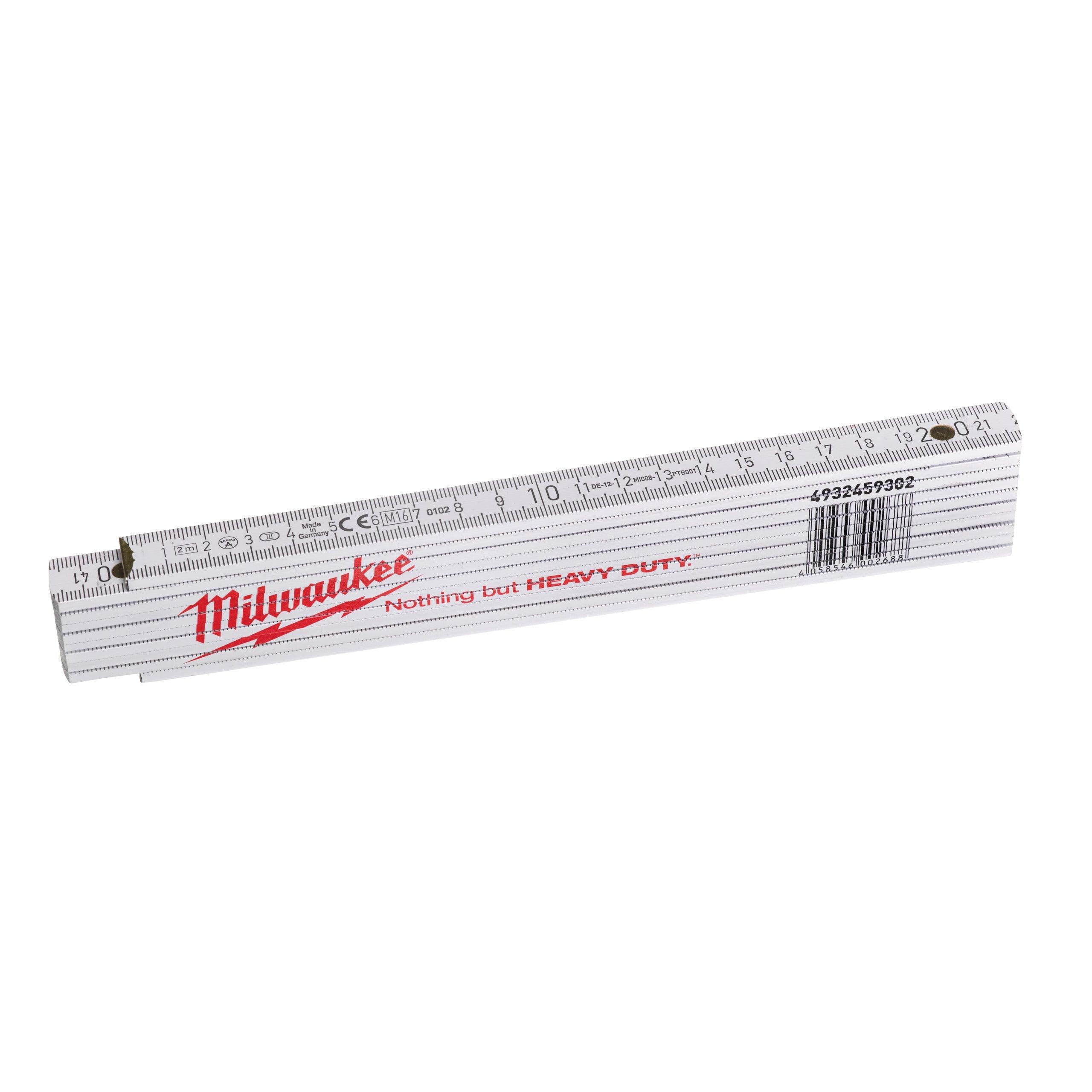 Metru de tâmplărie din lemn Milwaukee 2M, cod 4932459302 - BIG STORE (Dynamic Tools SRL)