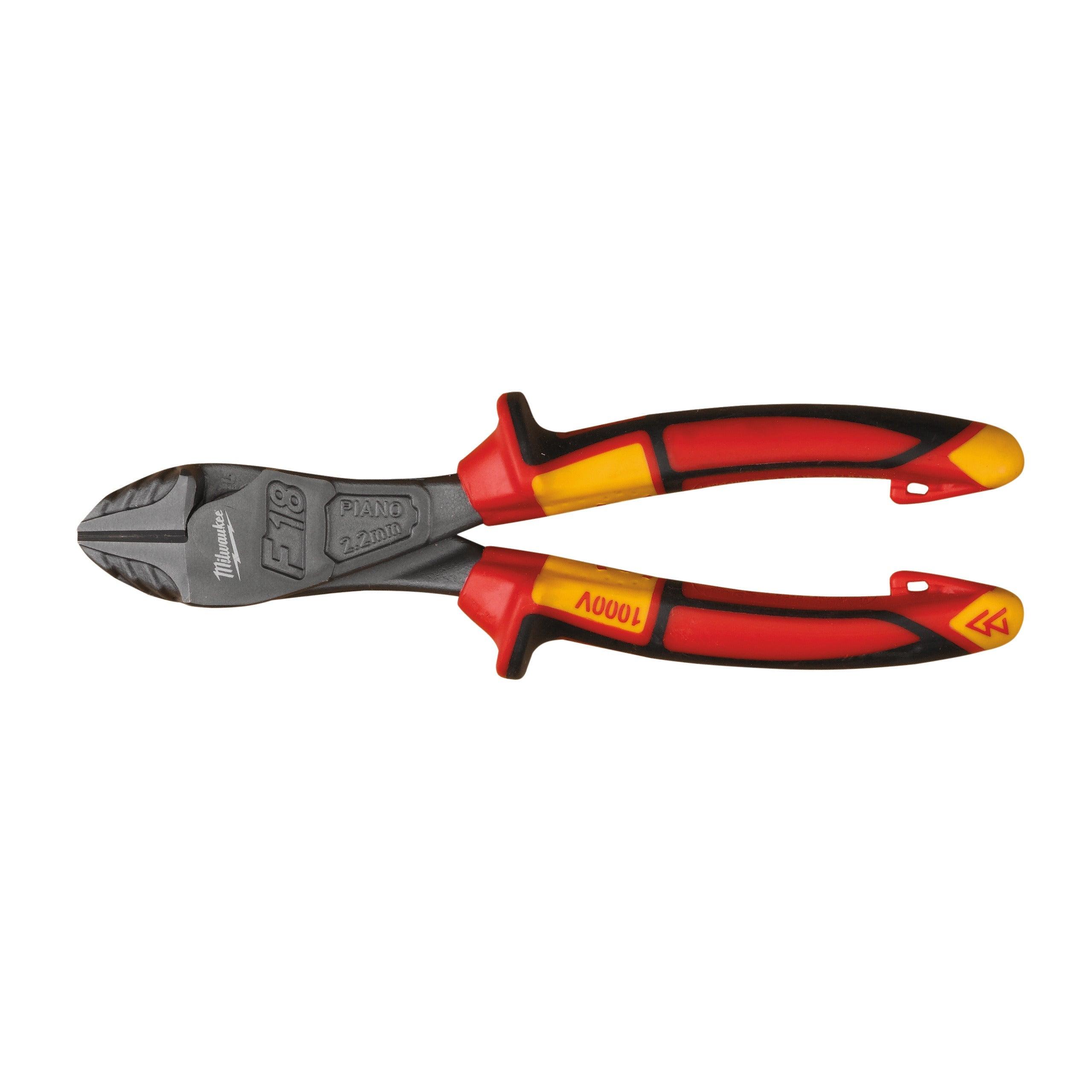 Clește cu tăiș lateral Milwaukee Heavy Duty VDE, 180 mm, cod 4932464569 - BIG STORE (Dynamic Tools SRL)