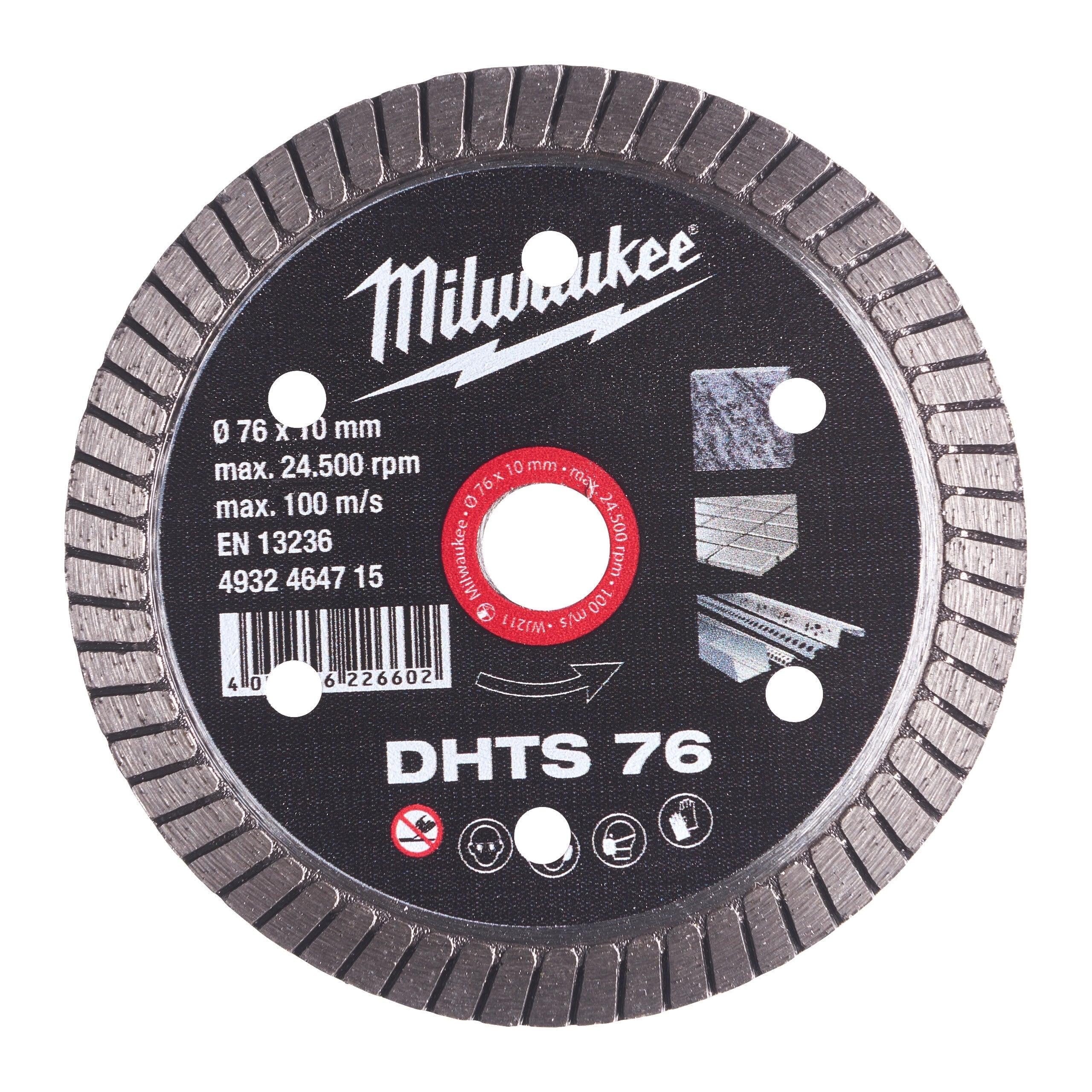 Discuri diamantate DHTS 76 mm, Milwaukee cod 4932464715 - BIG STORE (Dynamic Tools SRL)