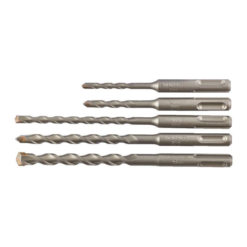 Set burghie SDS-Plus contractor 5 buc Milwaukee, 4932471242 - BIG STORE (Dynamic Tools SRL)